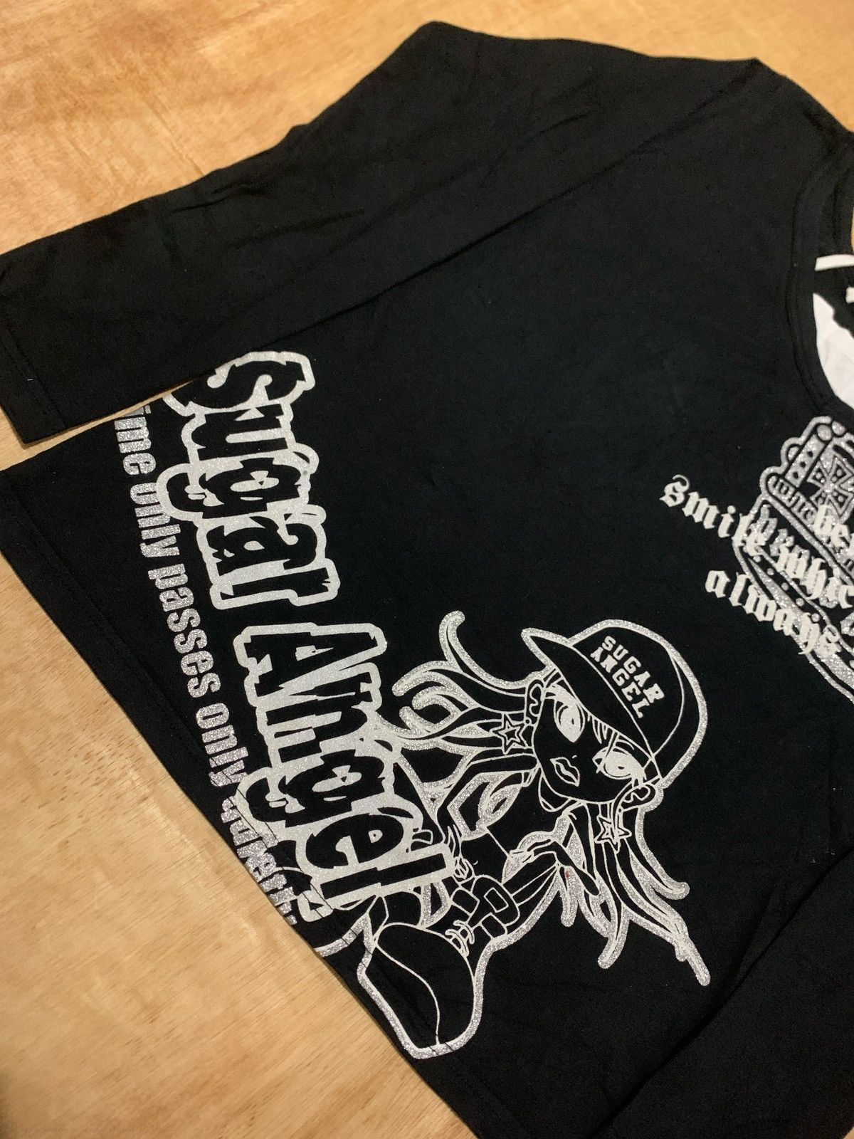 Hysteric Glamour × If Six Was Nine × Japanese Brand Vintage Y2k Sugar Angel Longsleeve Punk style Size US L / EU 52-54 / 3 - 5 Thumbnail