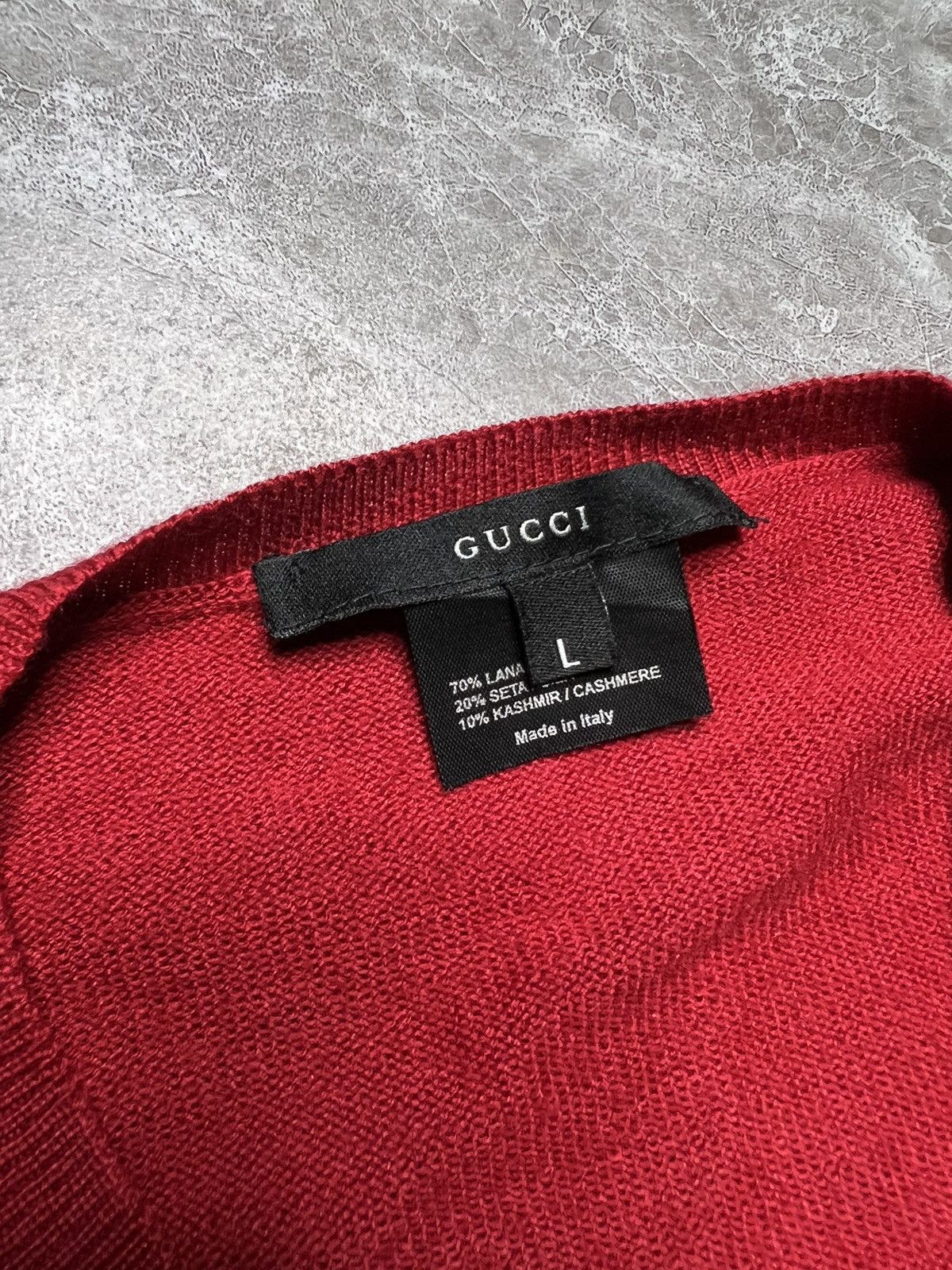 Gucci Gucci x Tom ford Wool silk cashmere blend knit sweater Size US L / EU 52-54 / 3 - 6 Thumbnail