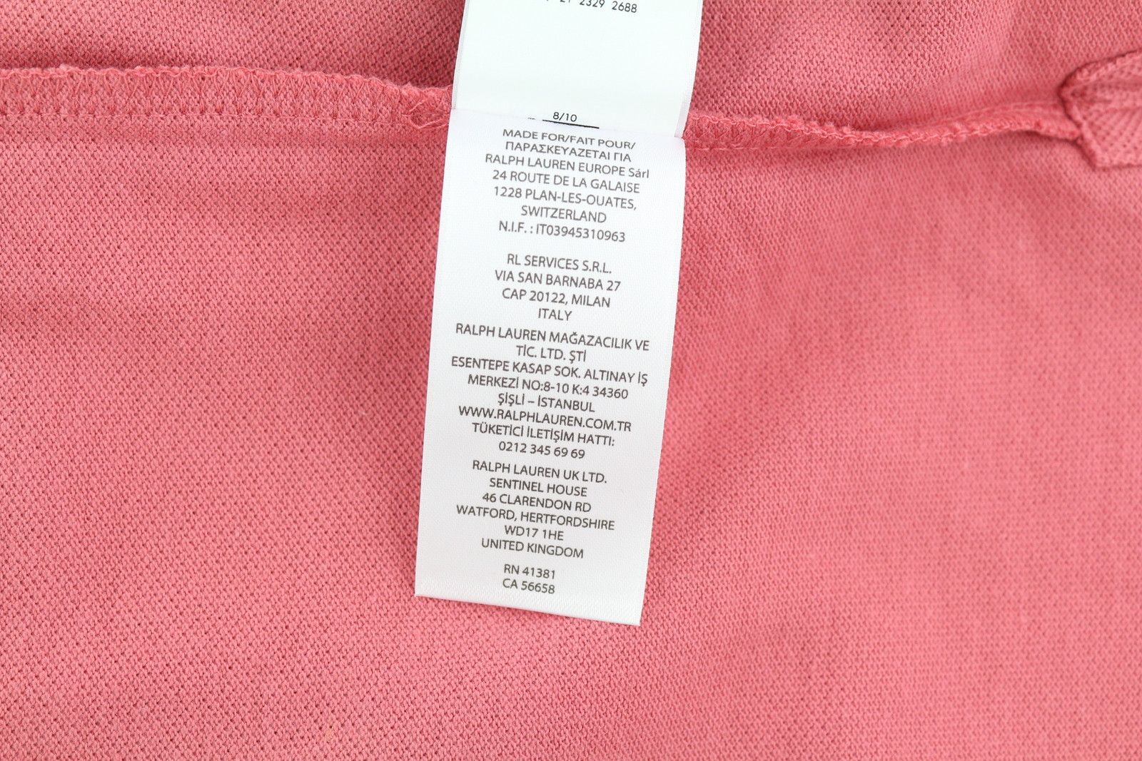 Polo Ralph Lauren CUSTOM SLIM FIT S Red Short Sleeve Polo T-Shirt 84514 Size US S / EU 44-46 / 1 - 10 Thumbnail