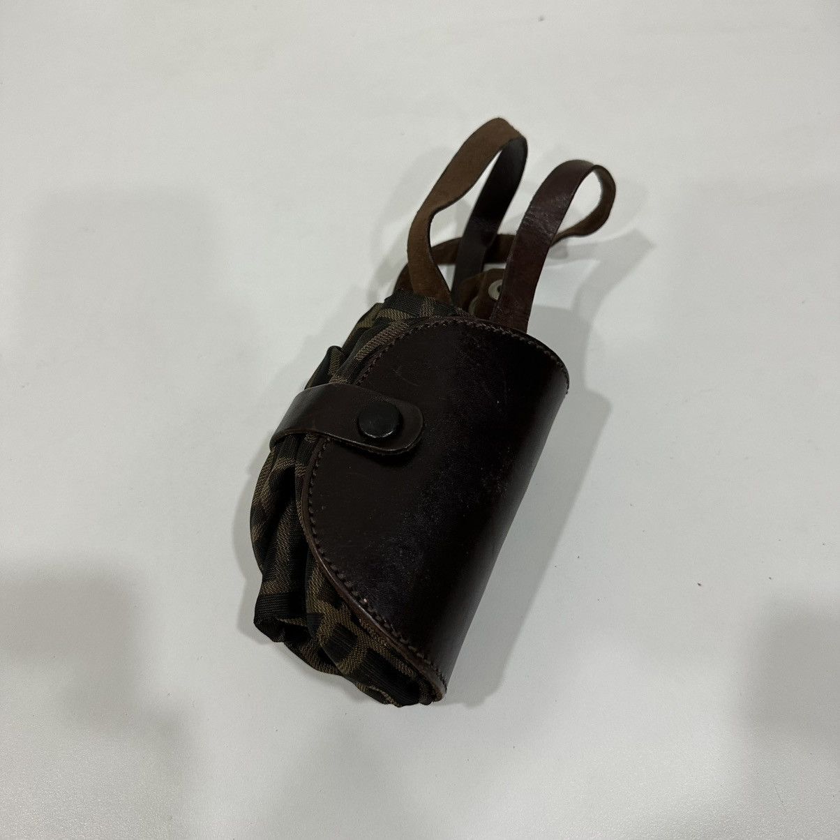 Fendi ‼️YES‼️ VINTAGE FENDI ZUCCA FF FOLDABLE MINI BAG Size ONE SIZE - 6 Thumbnail