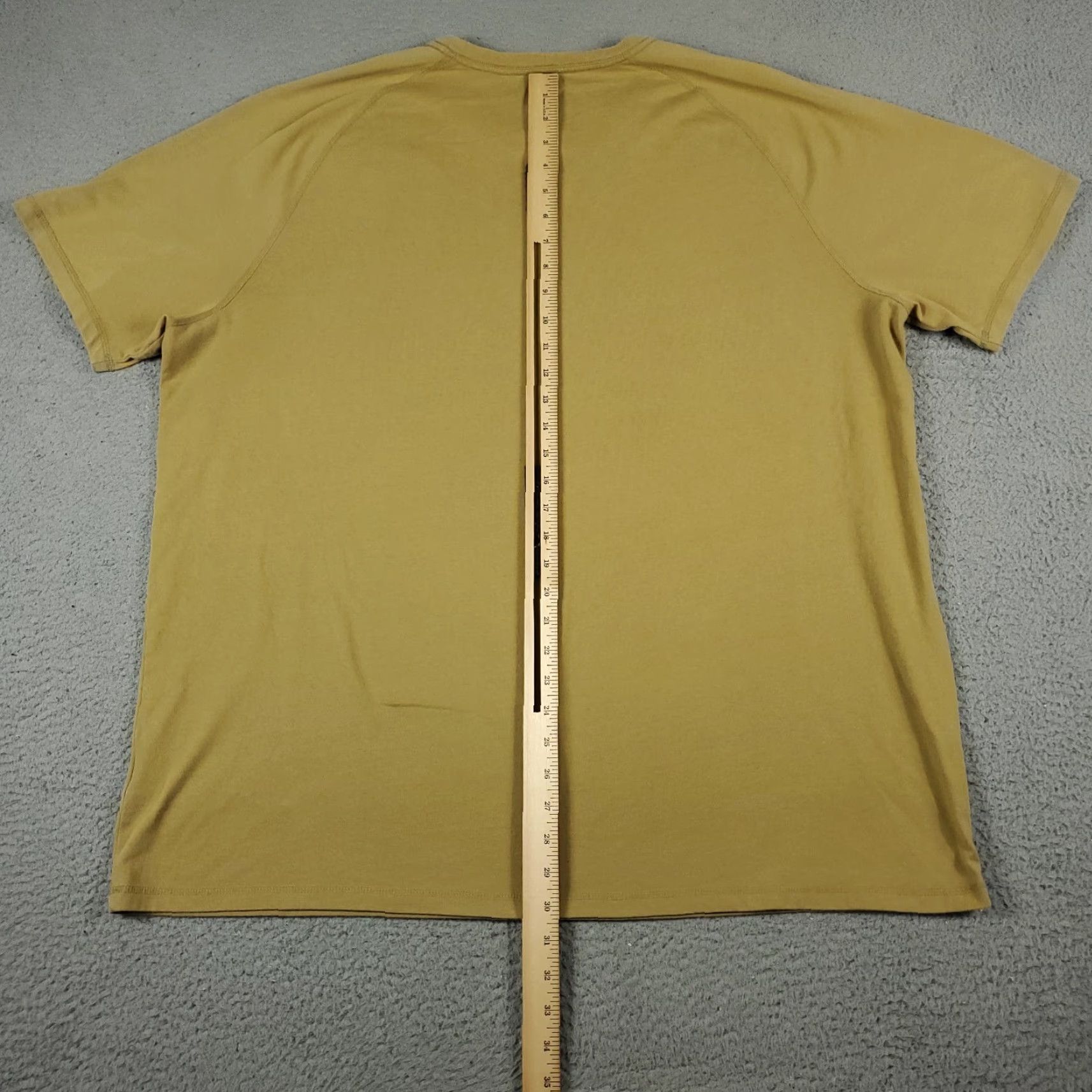 Carhartt Carhartt T Shirt Mens 2XL Beige Pocket Work Short Sleeve Crew Neck Logo Stained Vintage: No Size US XXL / EU 58 / 5 - 7 Thumbnail