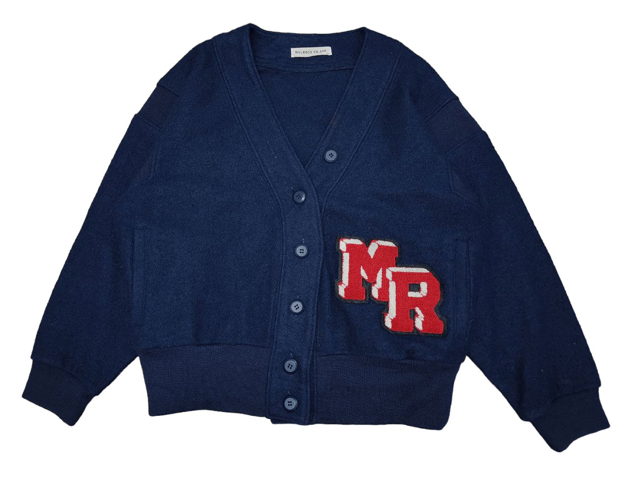 image of Cashmere Wool x Melrose Japanese Melrose Wool Jacket in Navy Blue, Men's (Size Medium)