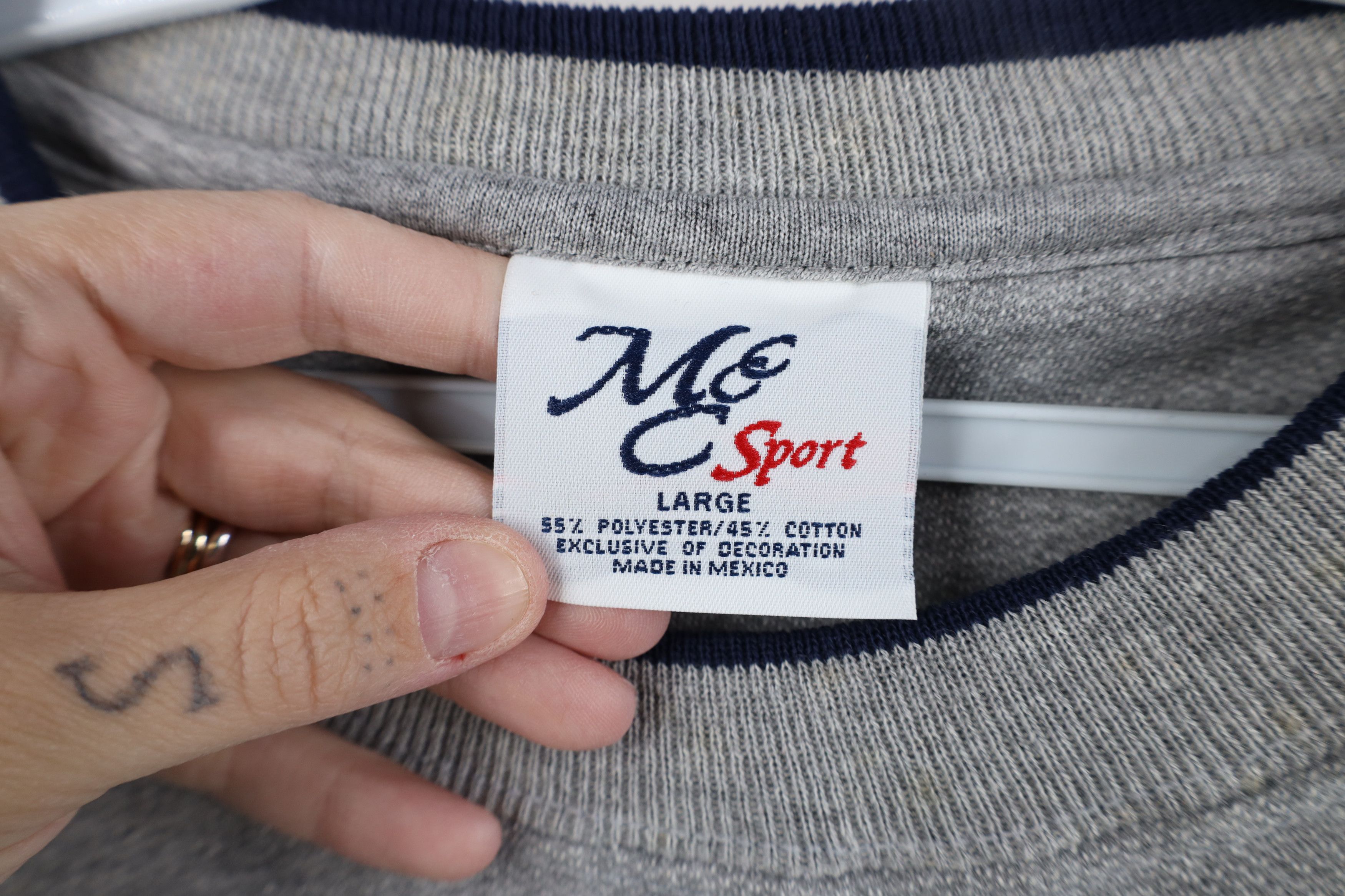 Vintage Vintage 90s Streetwear Golf Crewneck Sweatshirt Heather Gray Size US L / EU 52-54 / 3 - 8 Thumbnail