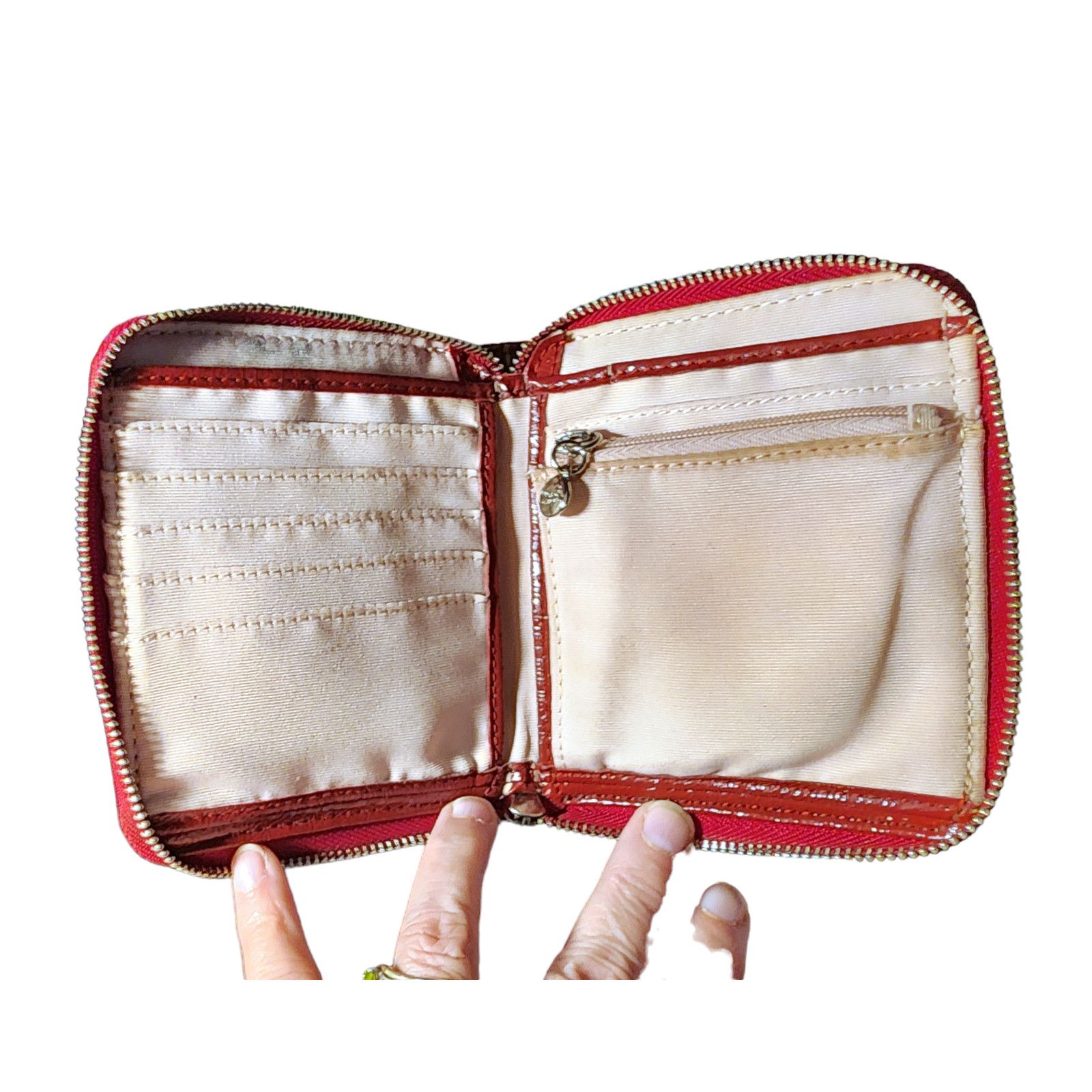 Coach Coach Peyton zip around coated canvas patent leather wallet Size ONE SIZE - 3 Thumbnail