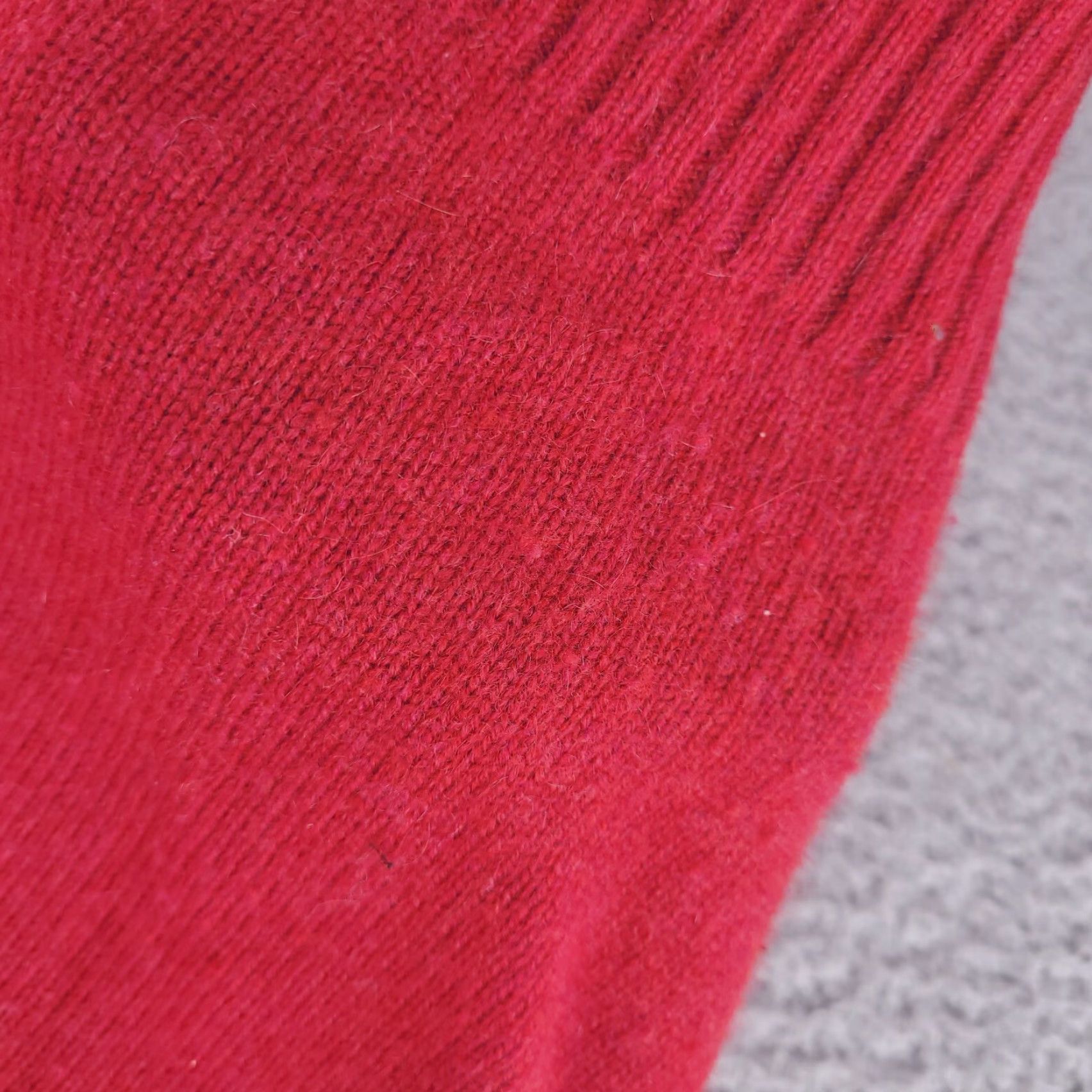 Faconnable Facconable Sweater Mens Red L 100% Cashmere Crewneck Long Sleeve Pullover Size US L / EU 52-54 / 3 - 4 Thumbnail