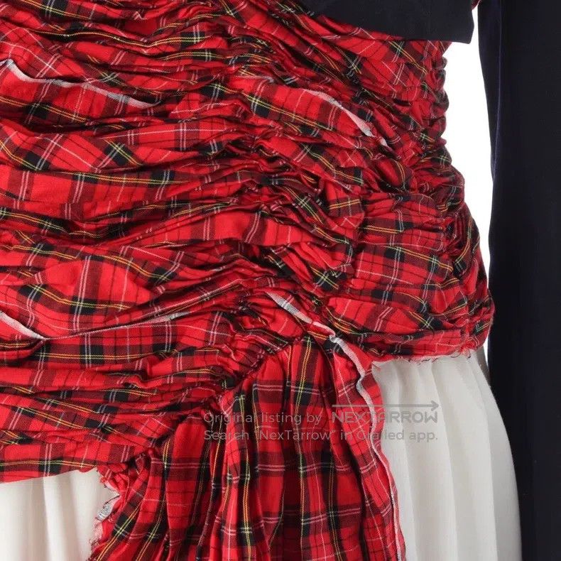 Comme des Garcons Comme des Garcons Retro Plaid Patchwork Design Two-Piece T Size S / US 4 / IT 40 - 7 Thumbnail