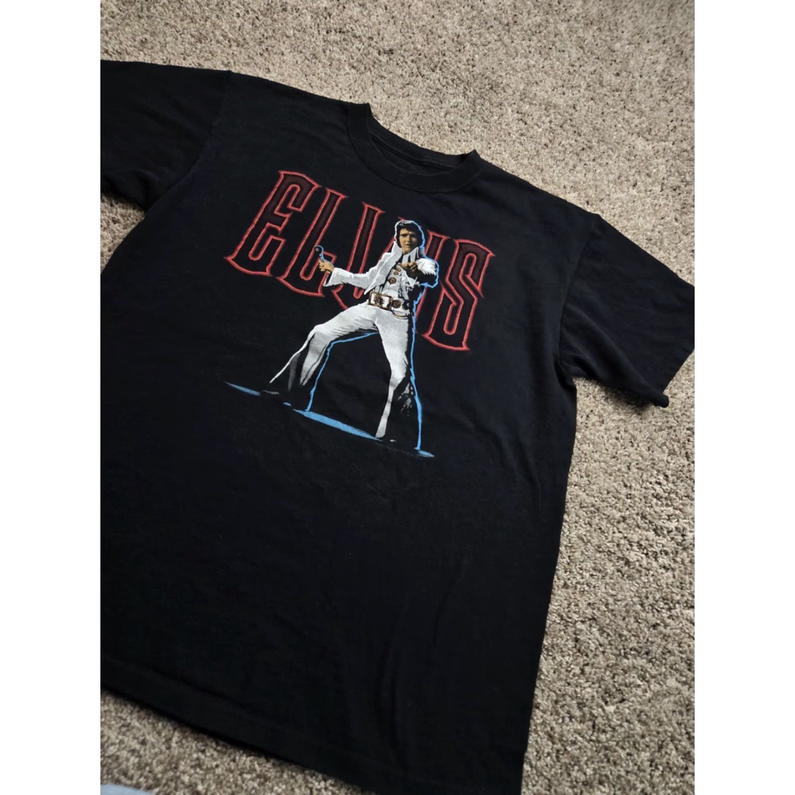 Liquid Blue VINTAGE Liquid Blue Elvis Presley Shirt Graphic Print Size US L / EU 52-54 / 3 - 2 Thumbnail