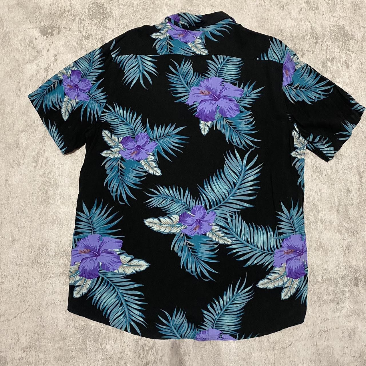 Other Black and purple Hawaiian shirt #HawaiianShirt Size US XL / EU 56 / 4 - 2 Thumbnail