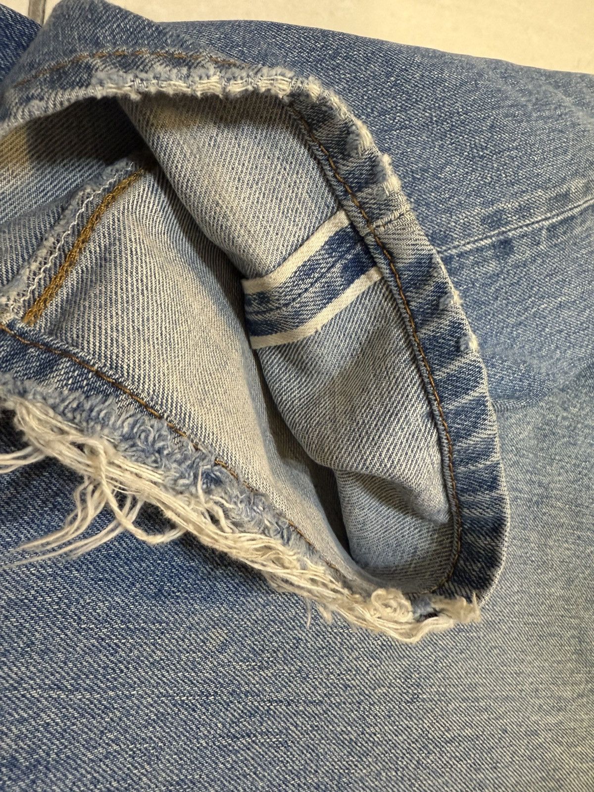 Levi's × Vintage Vintage 90s Levi's 501 Selvedge Made in USA Size US 28 / EU 44 - 9 Thumbnail