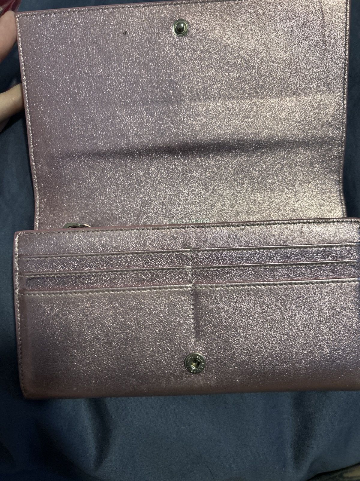 Saint Laurent Paris Saint laurent metallic pink long wallet Size ONE SIZE - 4 Thumbnail