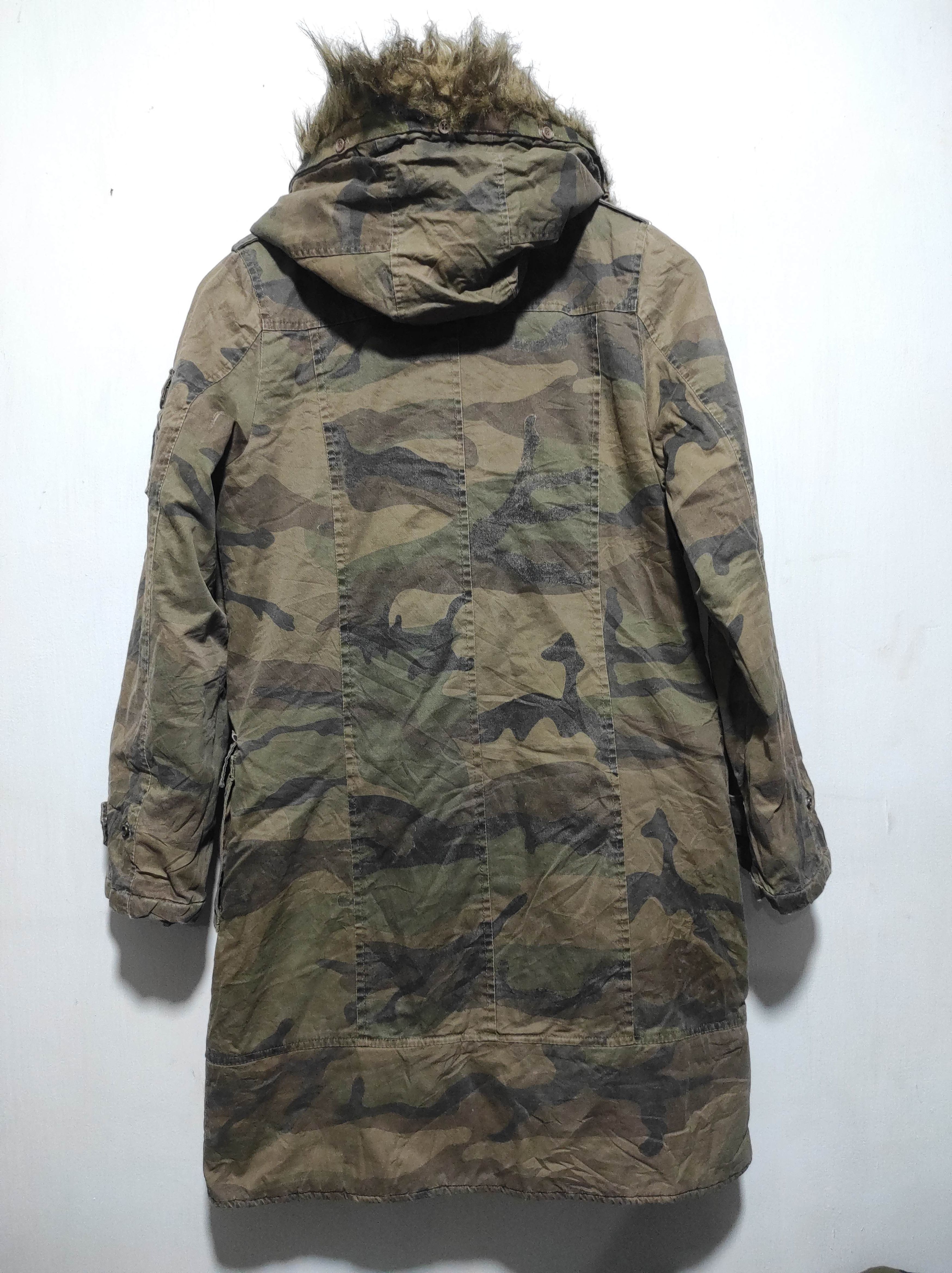 Hysteric Glamour XAJA Camo Parka Fur Hoodie Jacket Ifsixwasnine Lgb Style Size US M / EU 48-50 / 2 - 19 Thumbnail