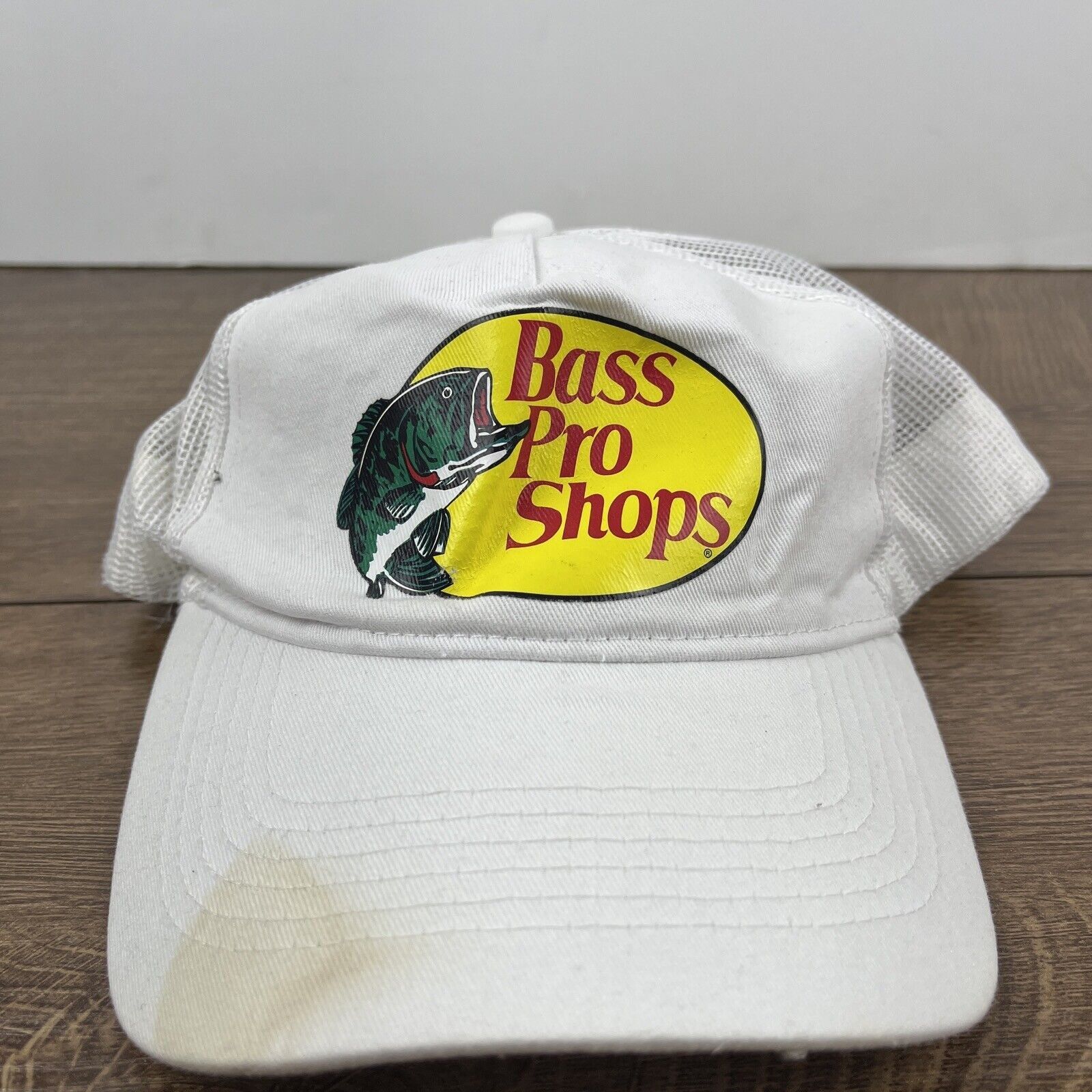 Other Bass Pro Snapback Hat White Hat Adjustable Adult Size Hat Wh Size ONE SIZE - 4 Thumbnail