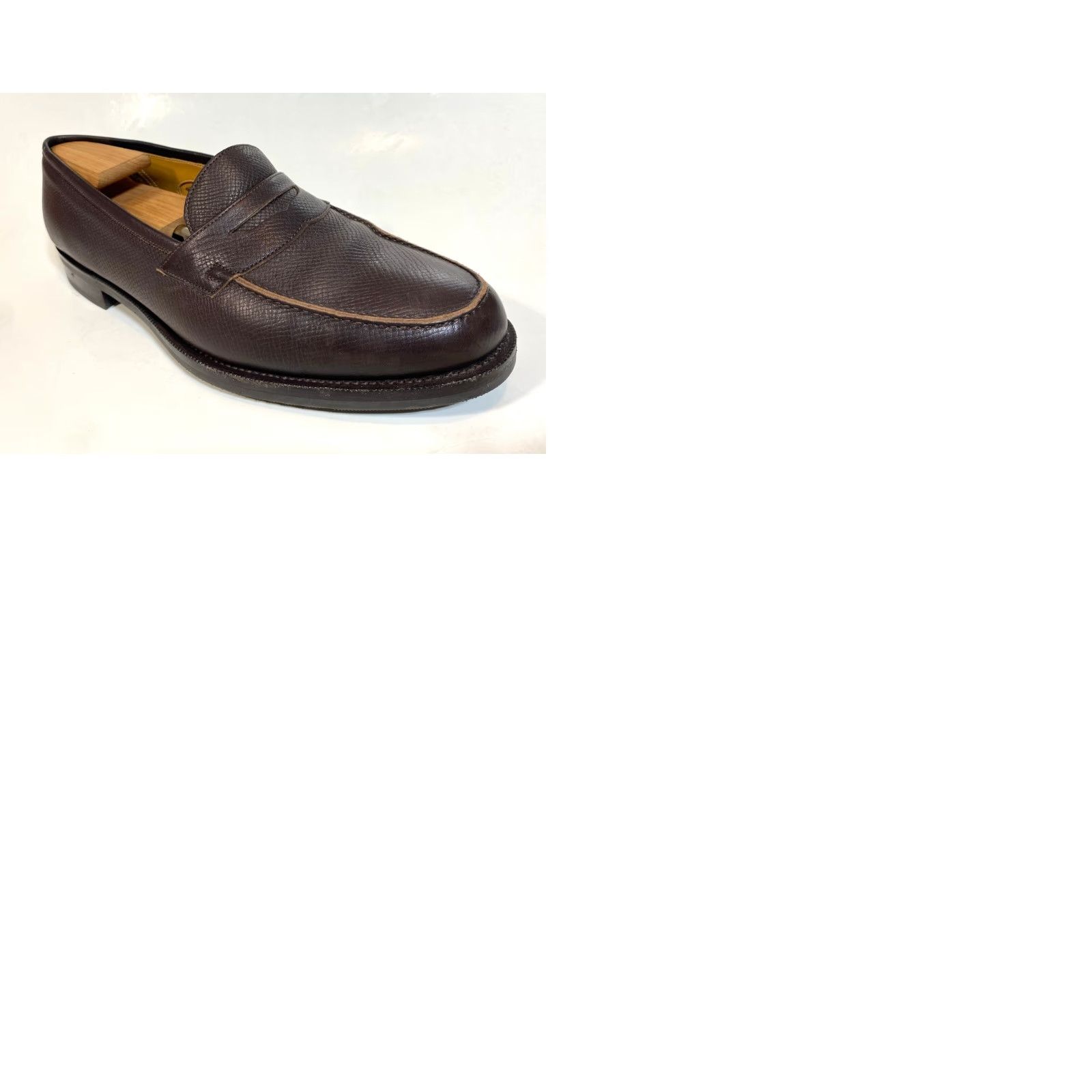 Edward Green Edward Green Duke Loafer Dress Shoe Men Dark Brown Utah 9.5-10 E 137 Leather Handmade Slip On Size US 10 / EU 43 - 11 Thumbnail