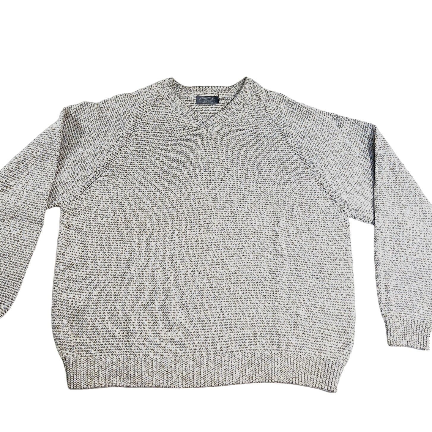 Other Talbot's Men's Sweater XL Blue/Brown Herringbone Vintage Ski Size US XL / EU 56 / 4 - 3 Thumbnail