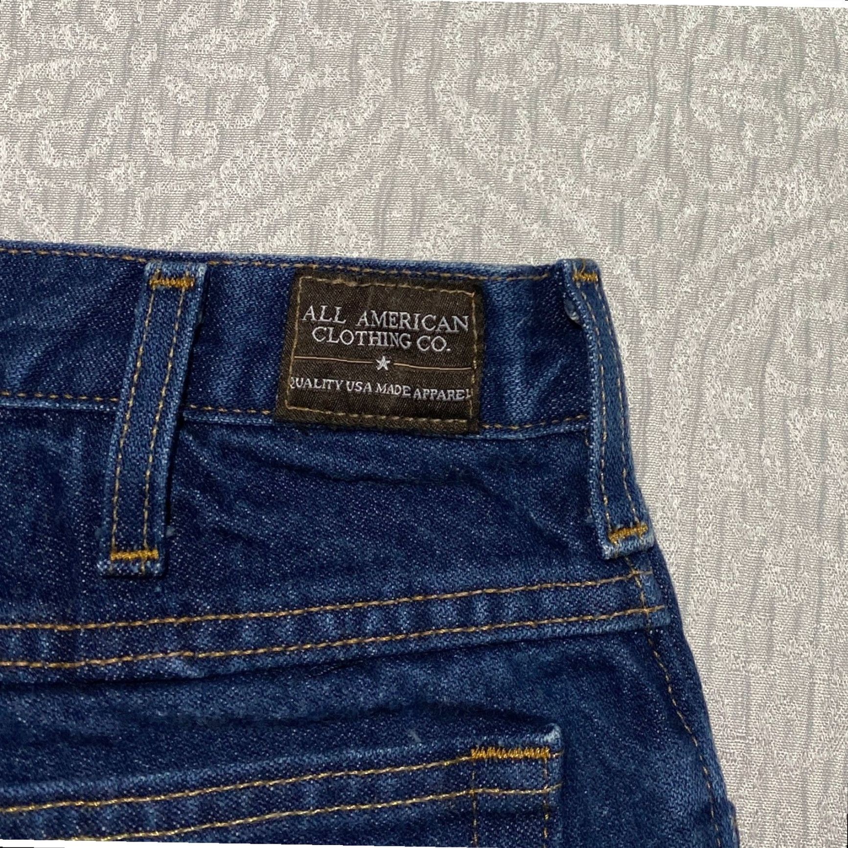 Vintage VINTAGE All American Clothing Co Jeans Bootcut 34x30 Men Dark Denim 5-Pocket Design, Button, Logo Mens Size US 34 / EU 50 - 3 Thumbnail