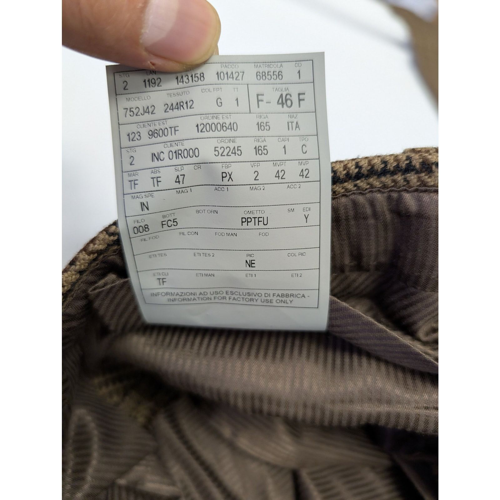 Tom Ford o1rshd1 Casual Pants in Brown Size US 30 / EU 46 - 14 Thumbnail