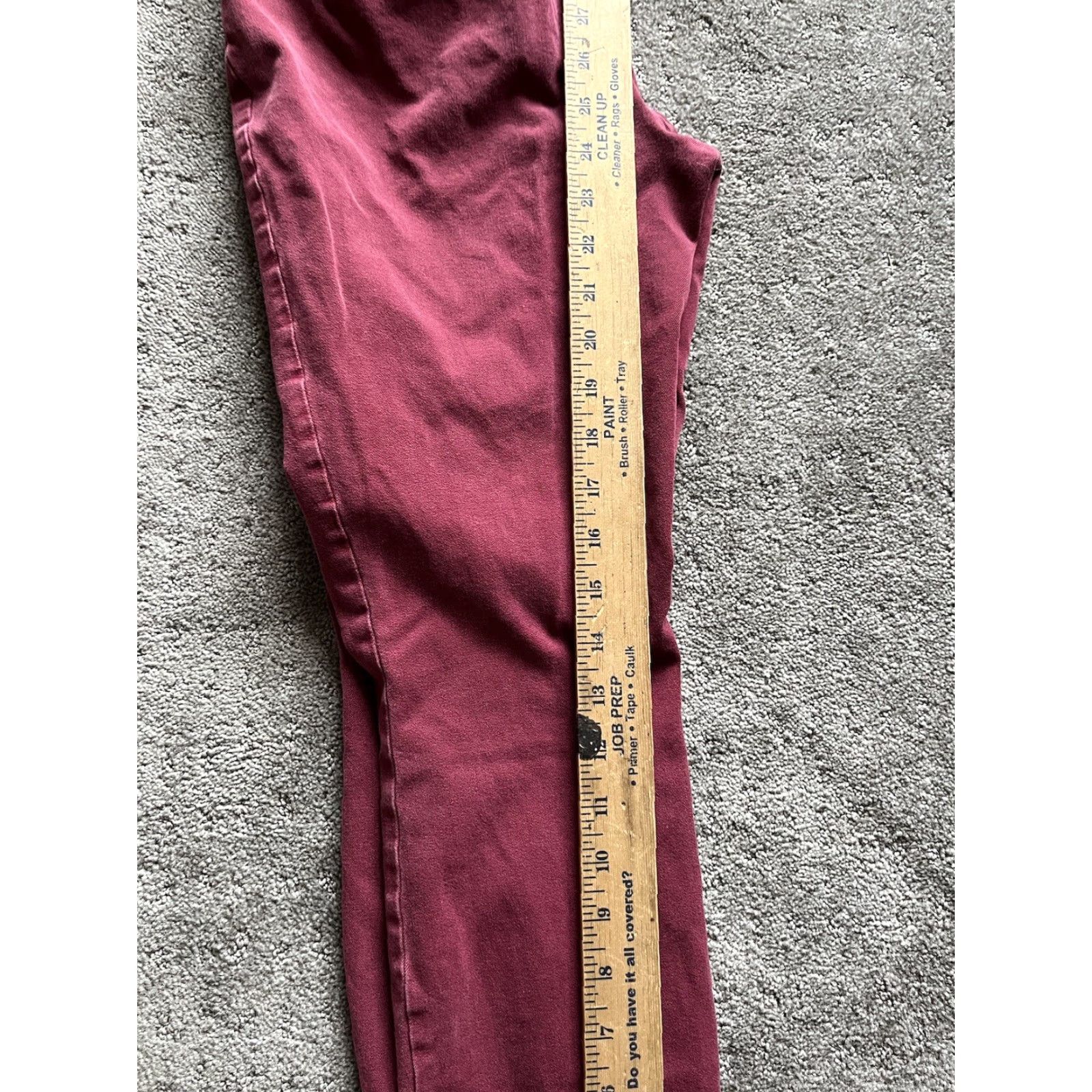 Gap Gap Women's Pants 2 Regular Signature Skinny Ankle Red Stretch Size 26" / US 2 / IT 38 - 6 Thumbnail