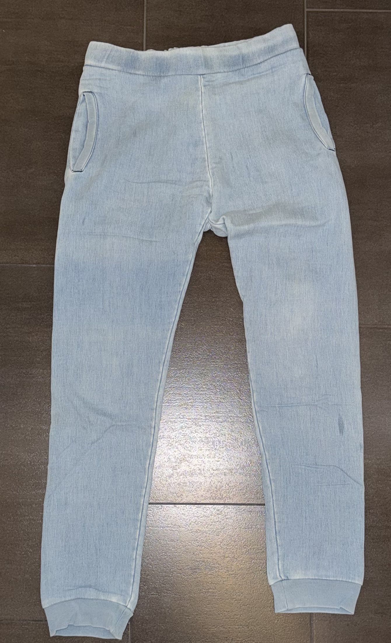Maison Margiela Brushed Indigo Slim Lounge Pants Size US 31 - 1 Thumbnail