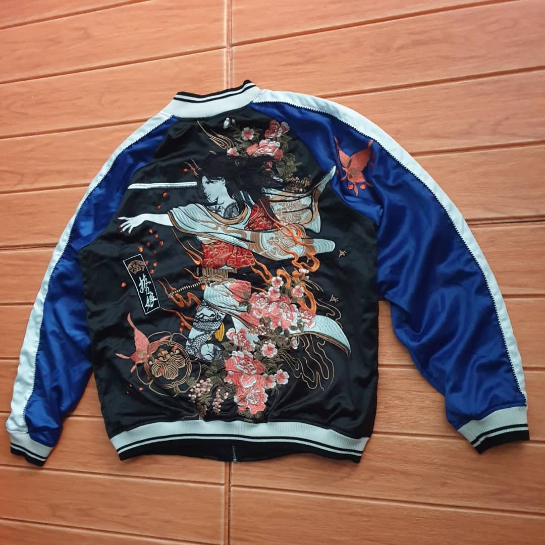 PPFM 💥Divine retribution geisha harajuku Japan souvenir jacket Size US L / EU 52-54 / 3 - 8 Thumbnail