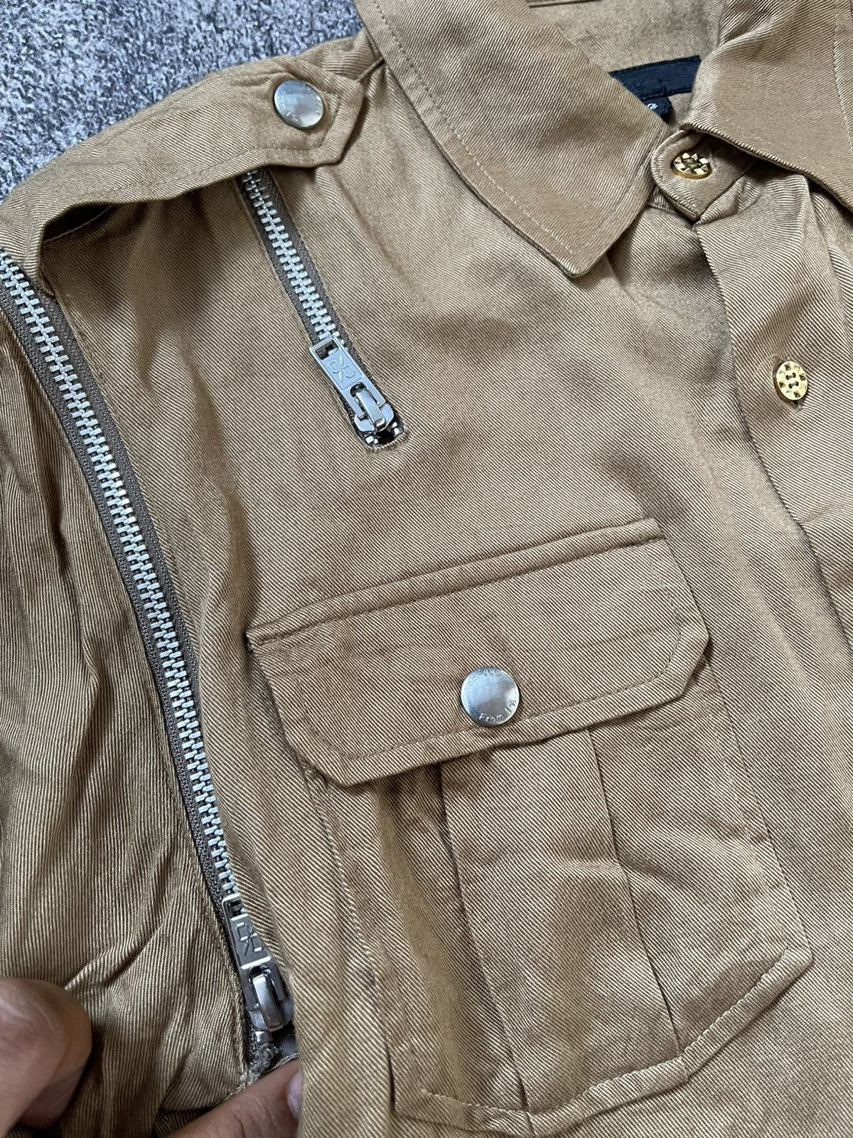 Japanese Brand AVANT GARDE STYLE” MULTI ZIPPER BUTTON SHIRT Size US M / EU 48-50 / 2 - 7 Thumbnail