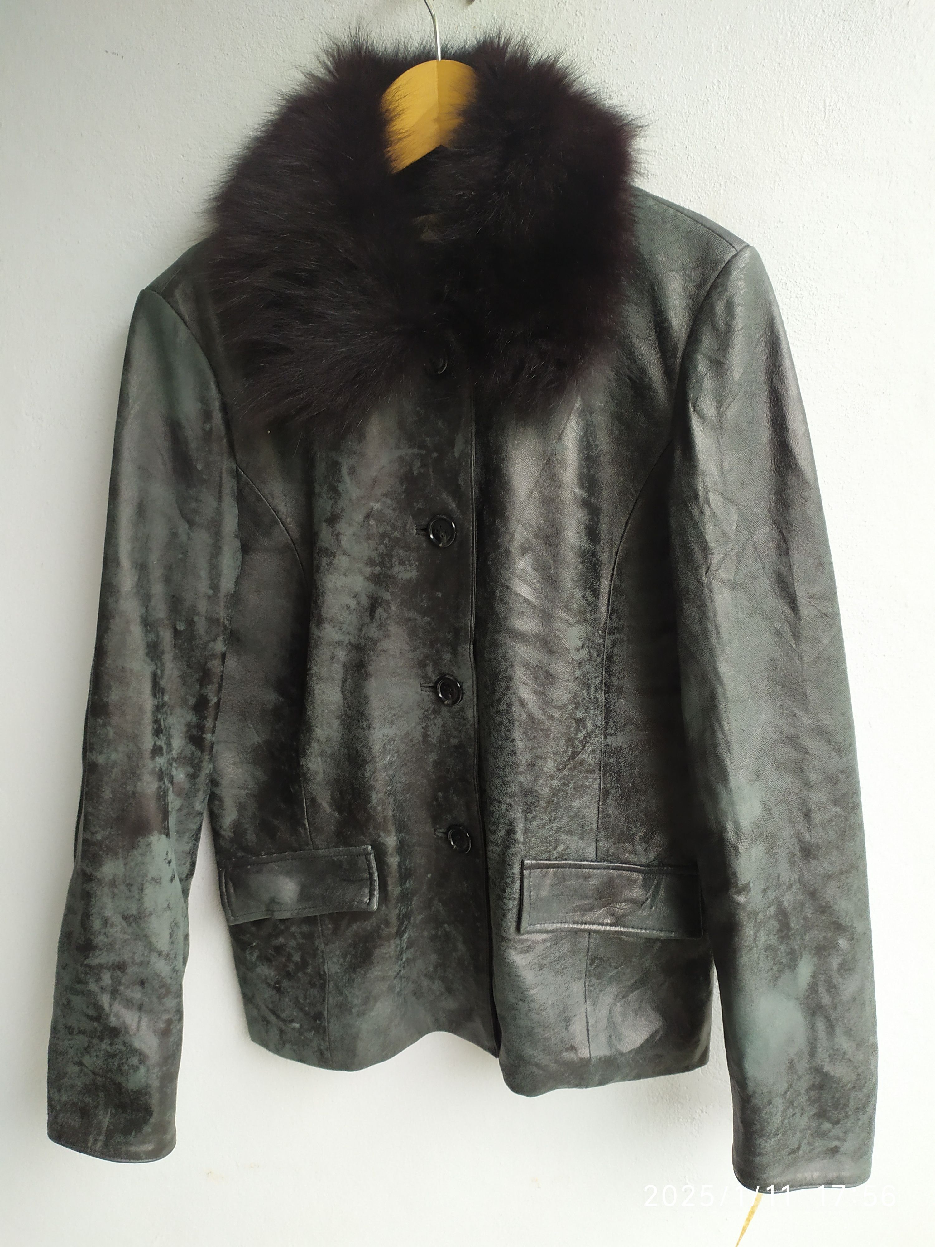 ジャケット・アウター 00s japanese label fur leather jacket 00s japanese label leather jacket ジャケット