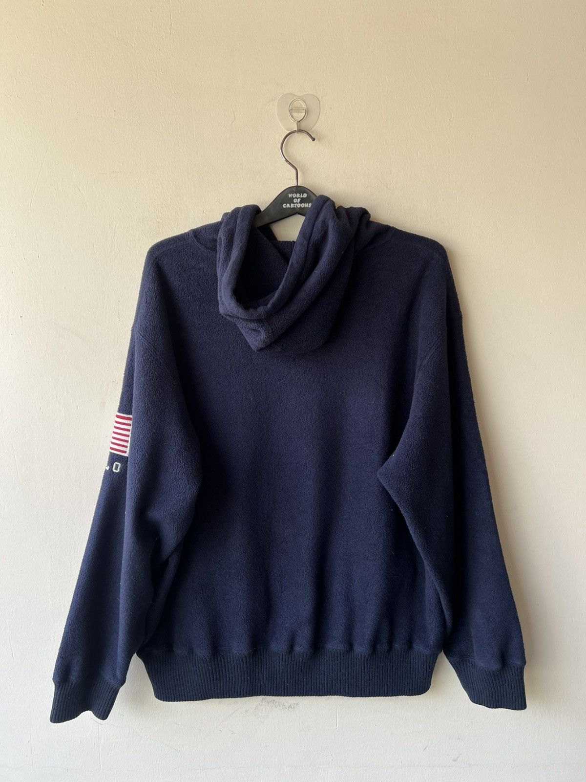 Ralph Lauren 90s Polo Sport RL Spell Out Navy Blue Hoodies Sweater Size US L / EU 52-54 / 3 - 13 Thumbnail