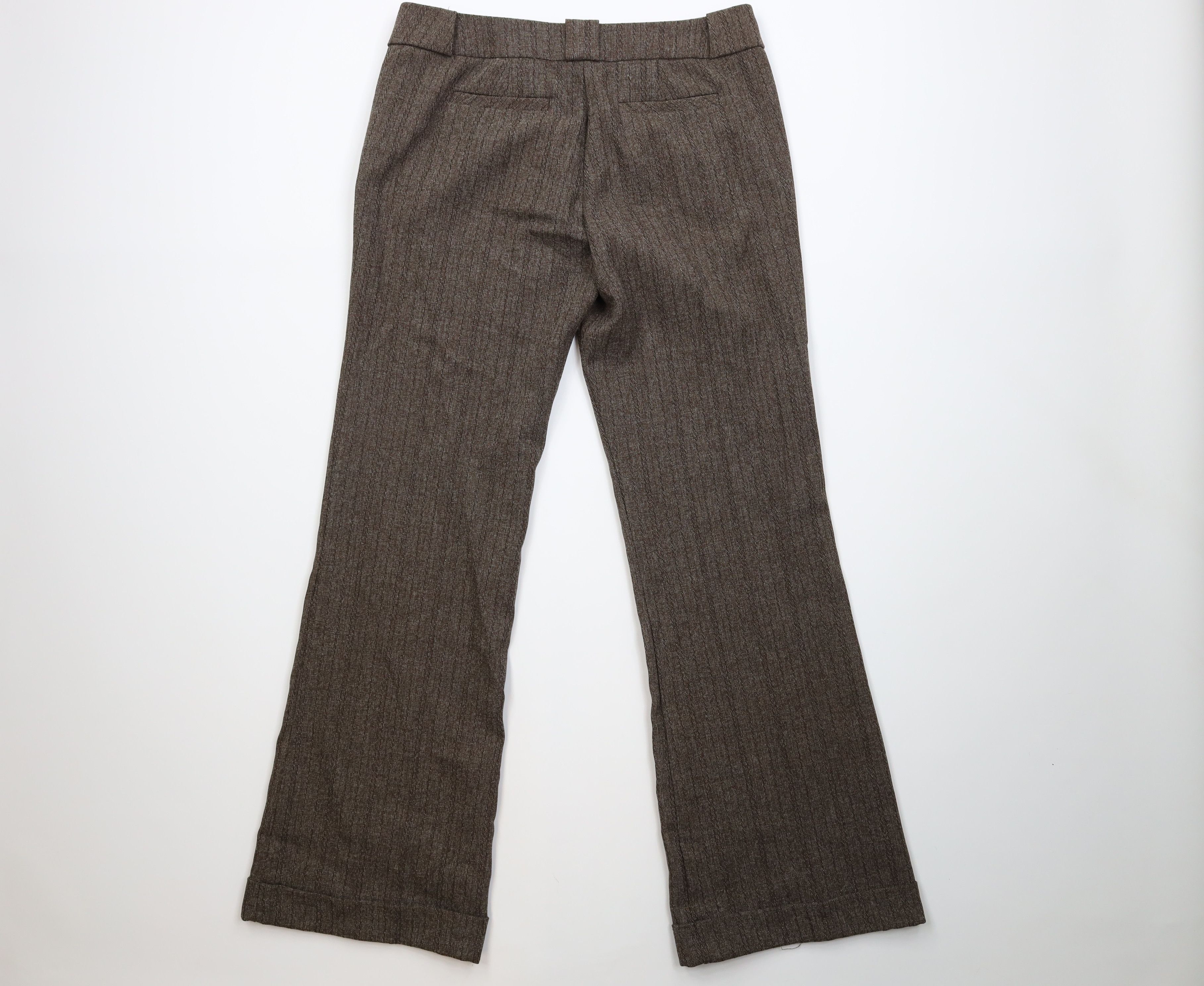 Vintage Vintage 90s Y2K Babydoll Knit Flared Wide Leg Chino Pants Size 32" / US 10 / IT 46 - 10 Thumbnail