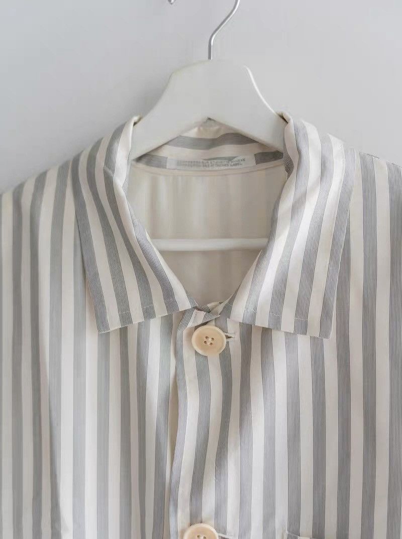 Yohji Yamamoto Yohji Yamamoto 98SS Striped Reversible Silk Jacket Size US M / EU 48-50 / 2 - 5 Thumbnail