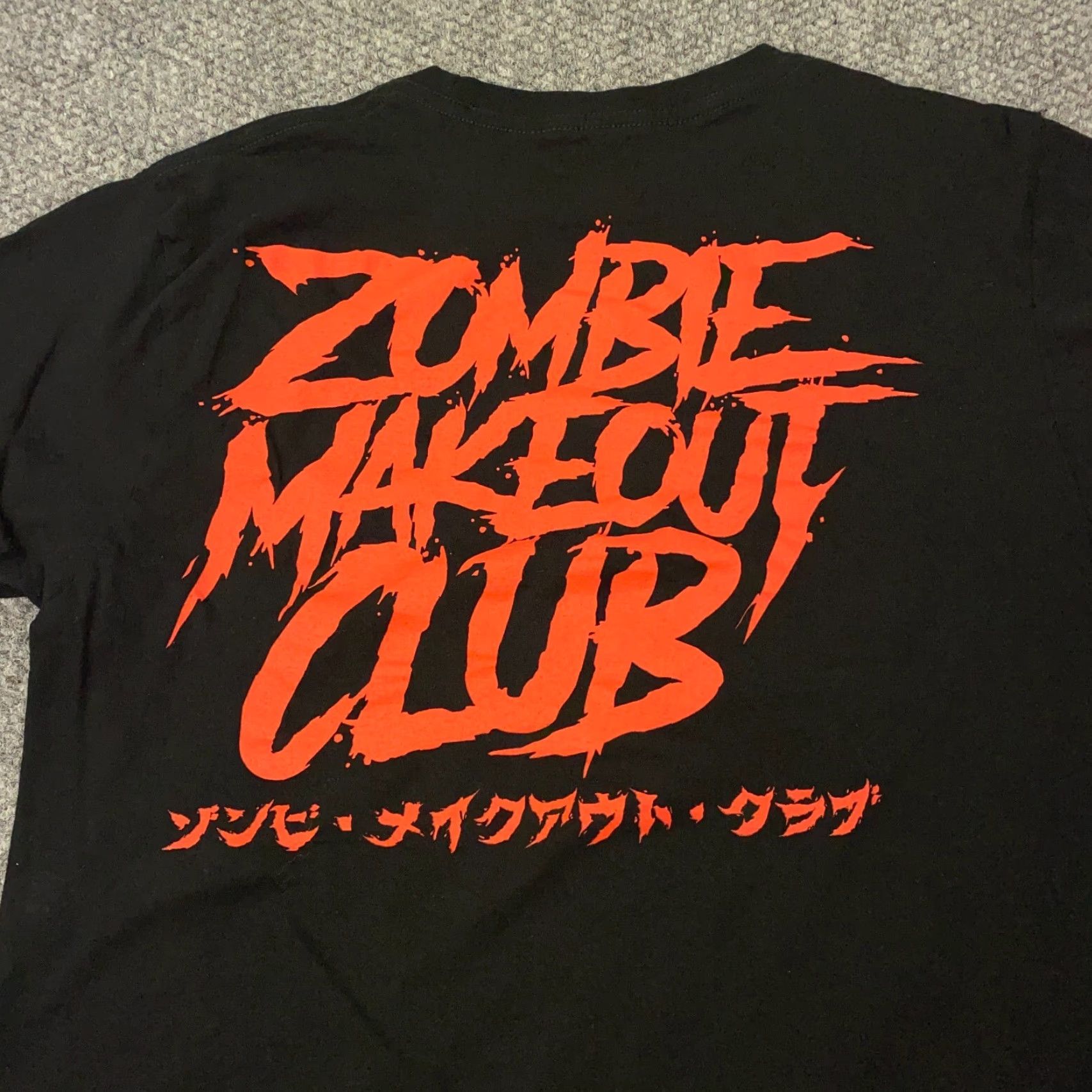 Vintage VINTAGE Zombie Makeout Club Graphic T-Shirt Men Medium Black Cotton Crew Neck All Seasons Size US M / EU 48-50 / 2 - 4 Thumbnail