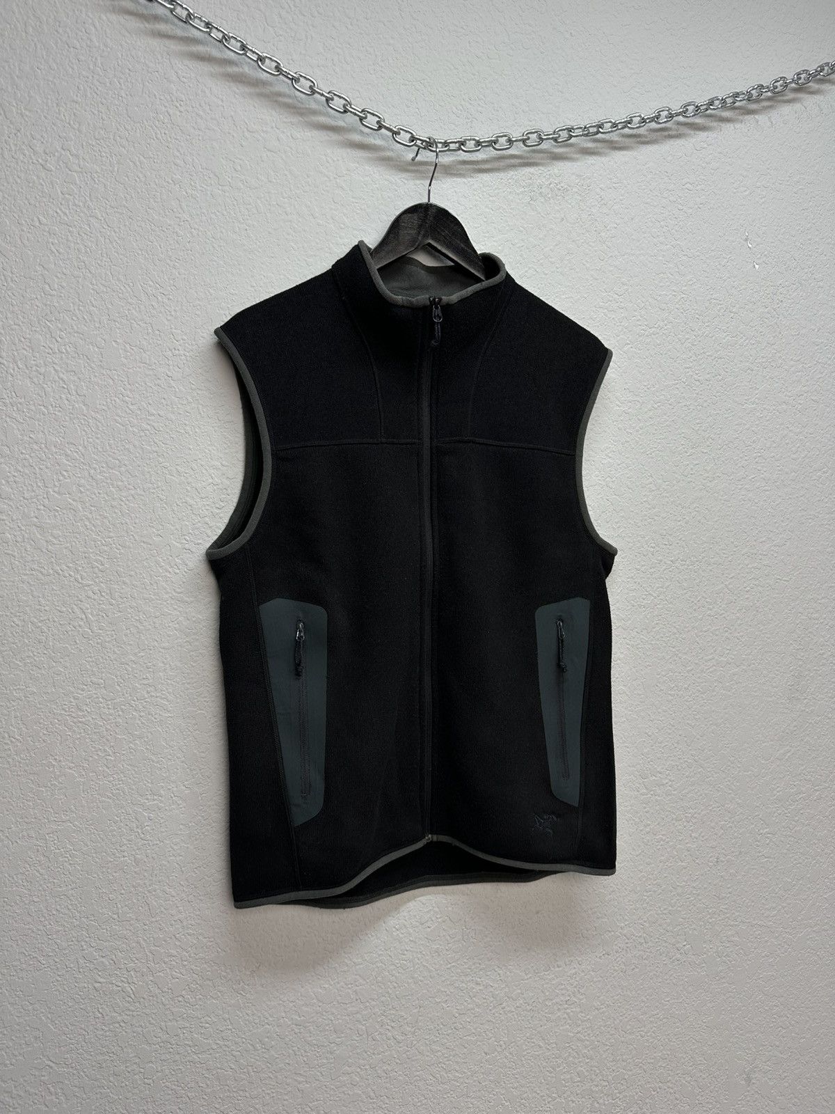 Arc'teryx Vintage Arc’teryx Polartec Vest Black Gorpcore Fleece Size US M / EU 48-50 / 2 - 2 Thumbnail