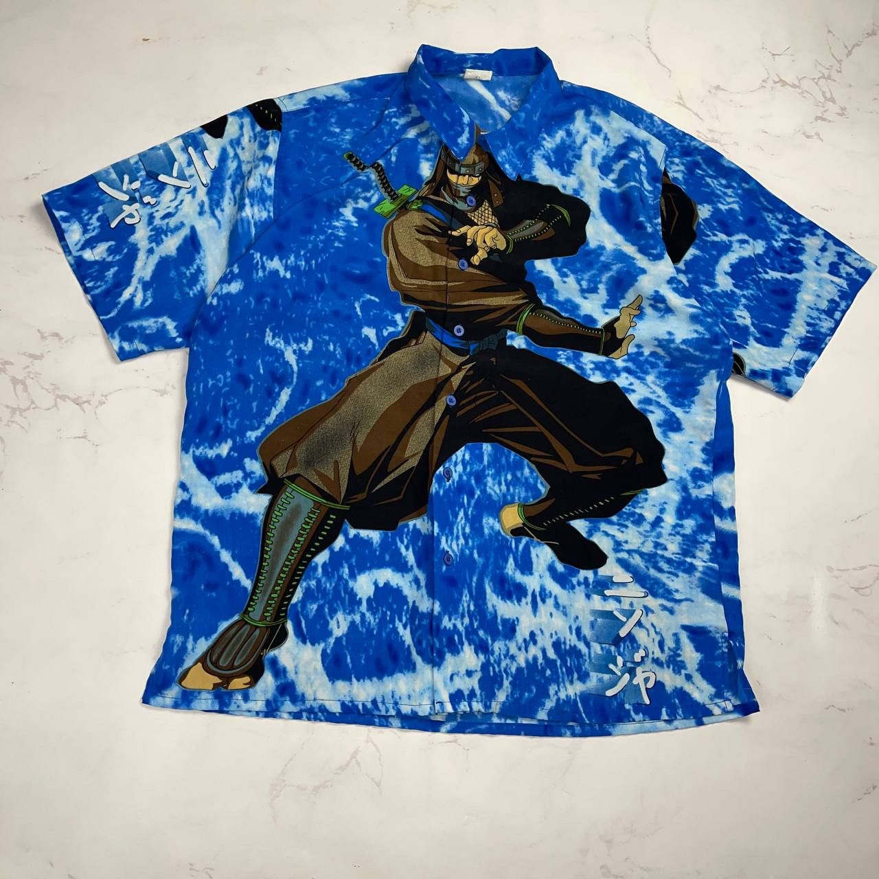 Vintage Vintage Anime Ninja Warrior Oversized Shirt - Akira, Ghost Size US XL / EU 56 / 4 - 3 Thumbnail