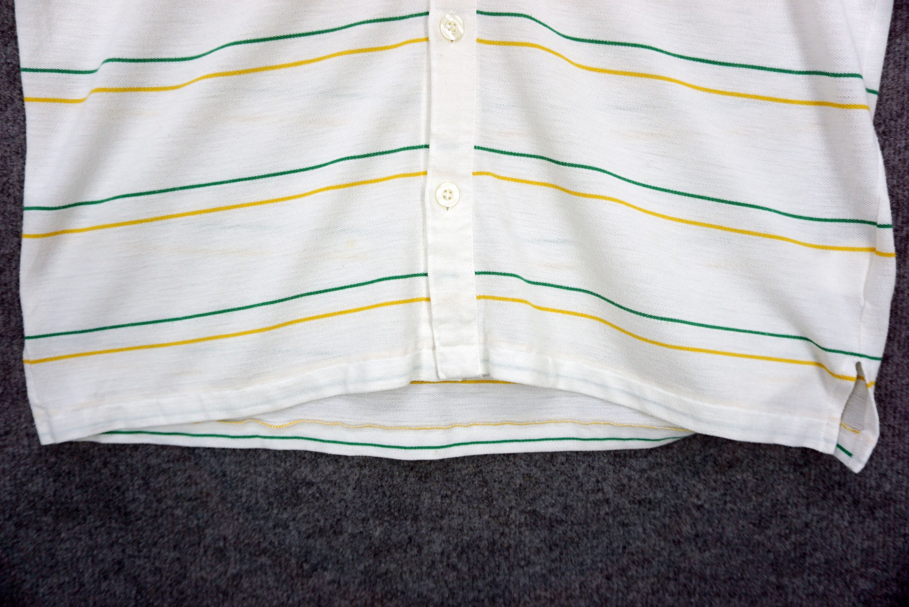 Japanese Brand Mackdaddy Japan Shirt Size M Striped Button Down Polo Shirt Size US M / EU 48-50 / 2 - 8 Thumbnail