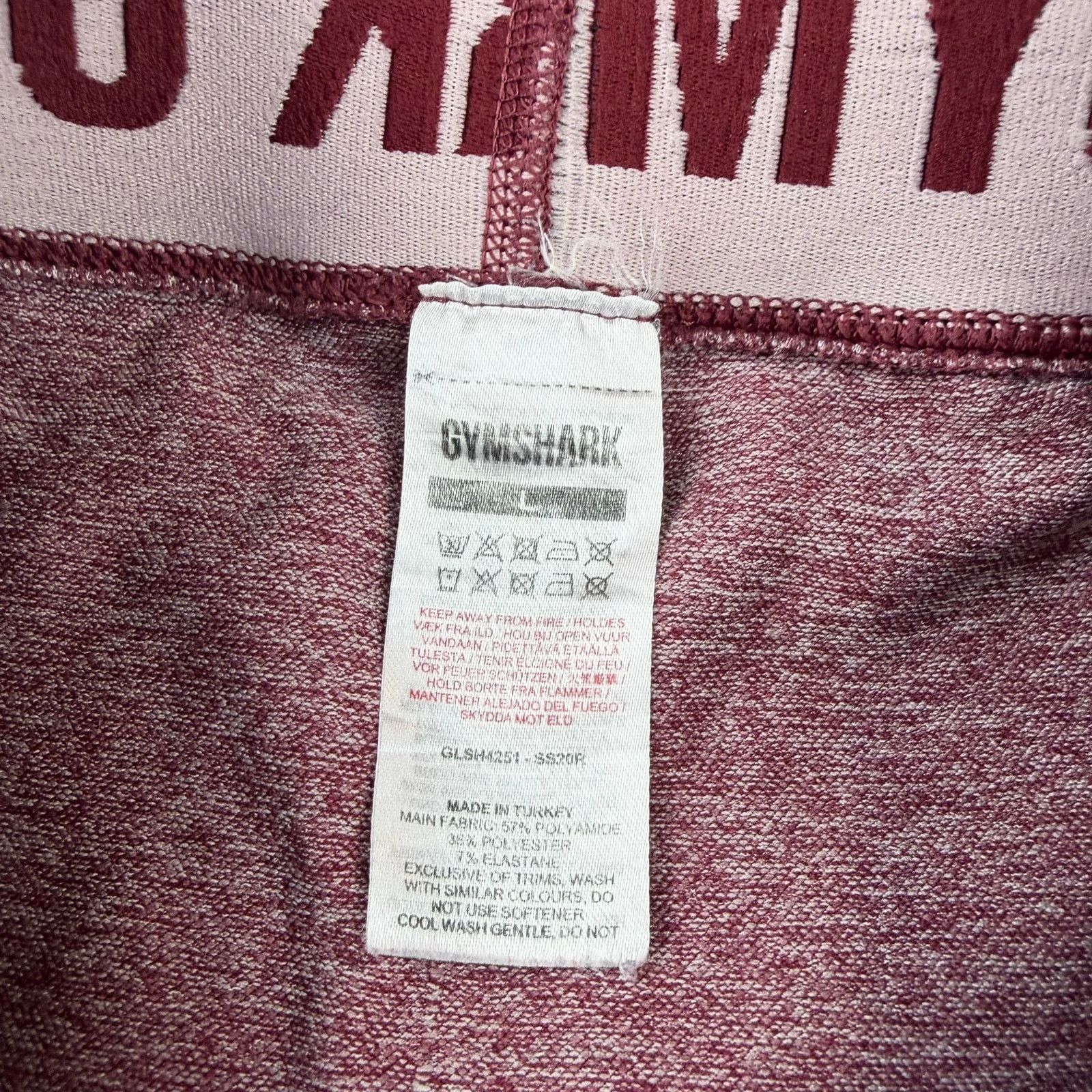 Gymshark Gymshark Flex Shorts Burgundy Maroon Size M Size 28" / US 6 / IT 42 - 3 Thumbnail