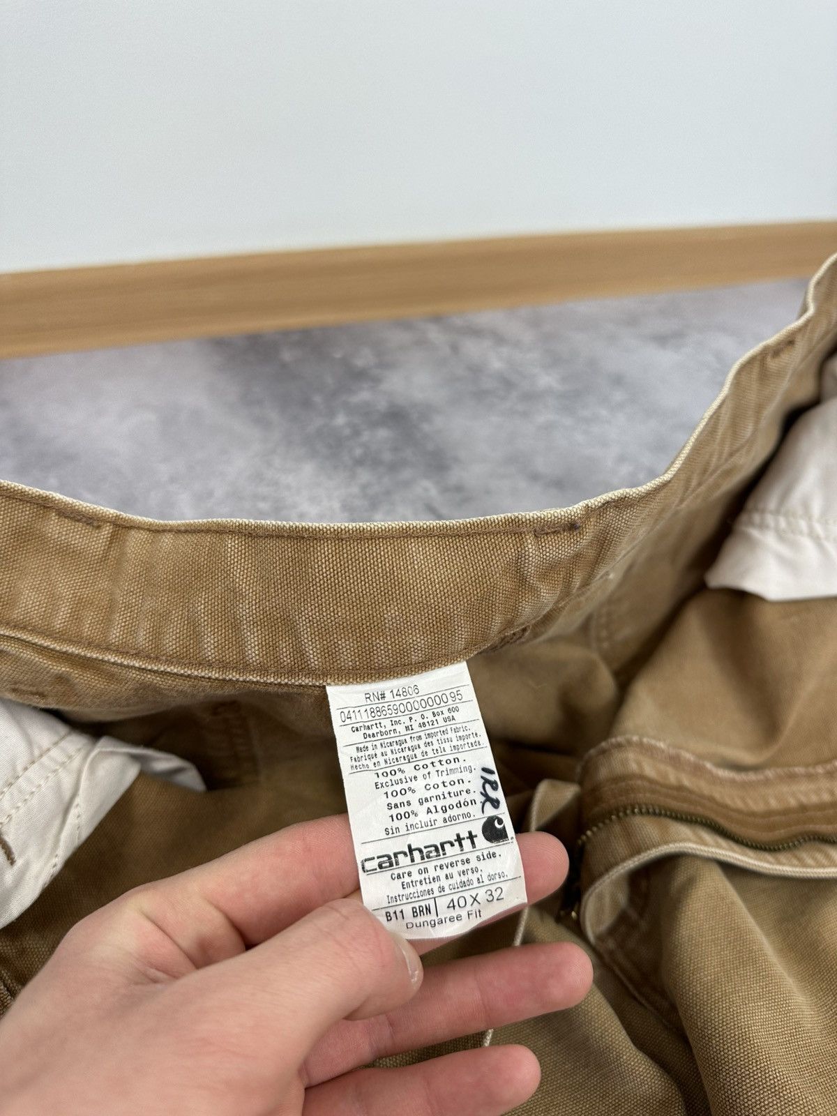 Carhartt Vintage Carhartt USA Distressed Utility Carpenter Work Pants Size US 40 / EU 56 - 16 Thumbnail