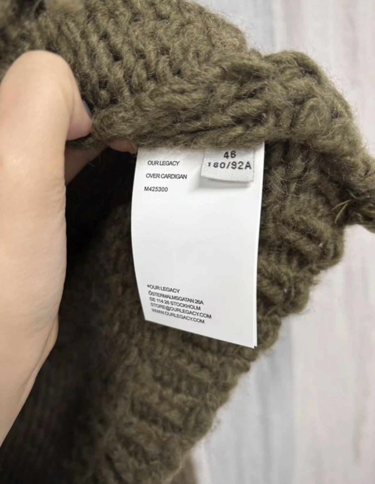 Our Legacy Our legacy jacket cardigan knit jersey jumper sweater jersey Size US S / EU 44-46 / 1 - 5 Thumbnail