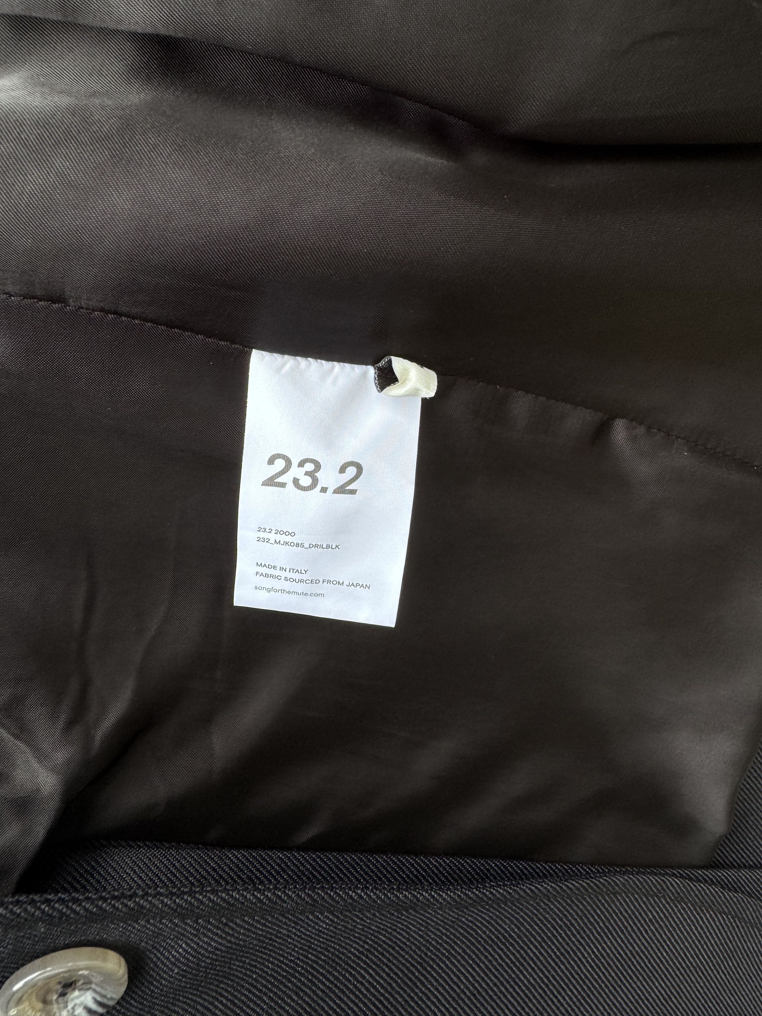 Song For The Mute Oversized Blazer - Drill Poly Wool Size US S / EU 44-46 / 1 - 8 Thumbnail