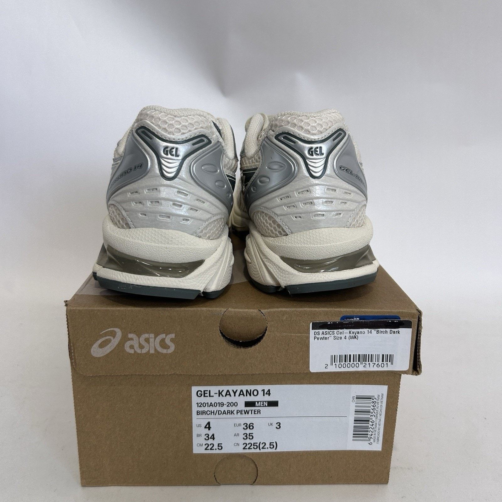 Asics ASICS Gel-Kayano 14 “Birch Dark Pewter” 1201A019-200 Size US 5.5 / IT 35.5 - 4 Thumbnail