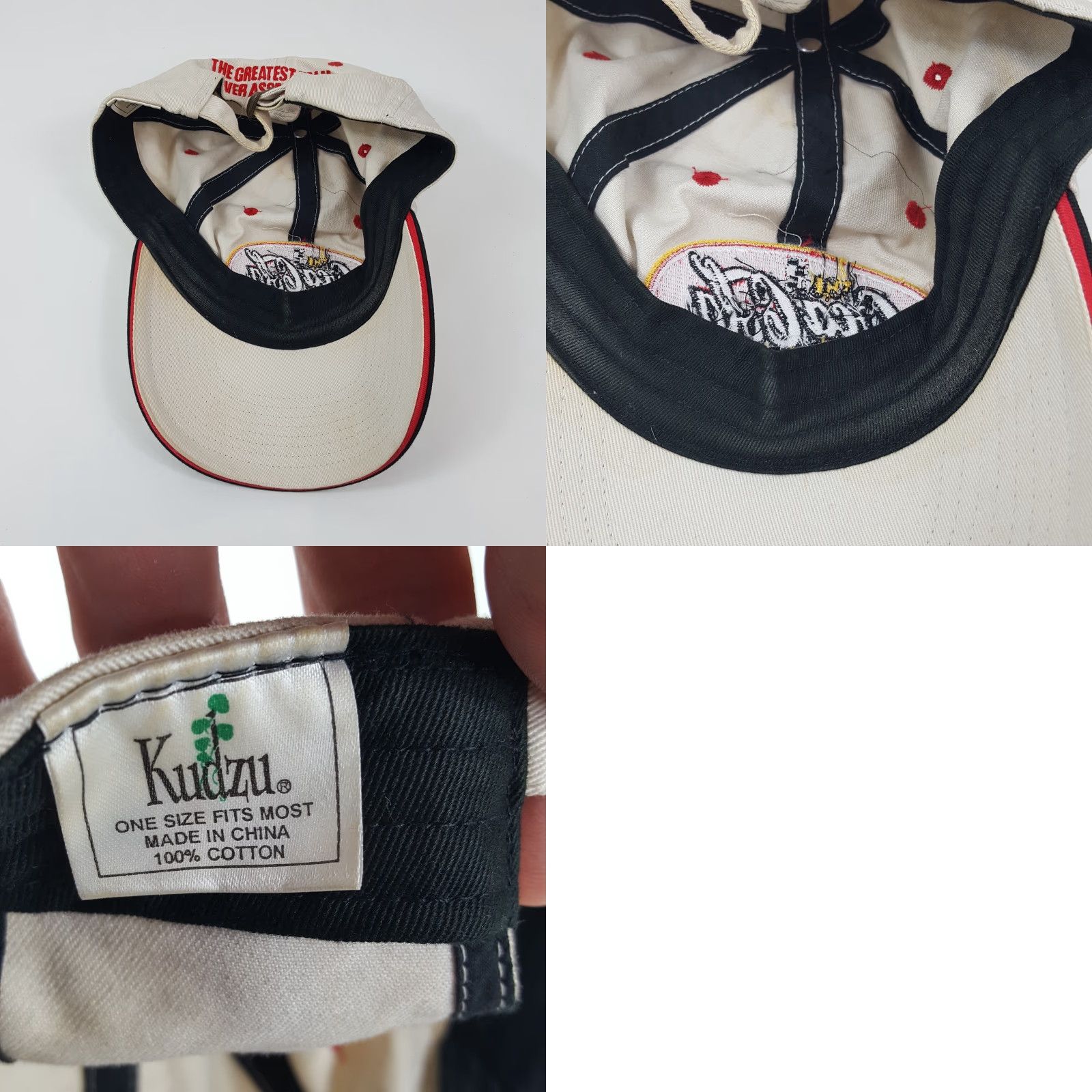 Vintage VINTAGE Coca-Cola NASCAR Racing Snapback Baseball Cap Hat Adjustable Beige One Size Retro Mens Size ONE SIZE - 8 Thumbnail