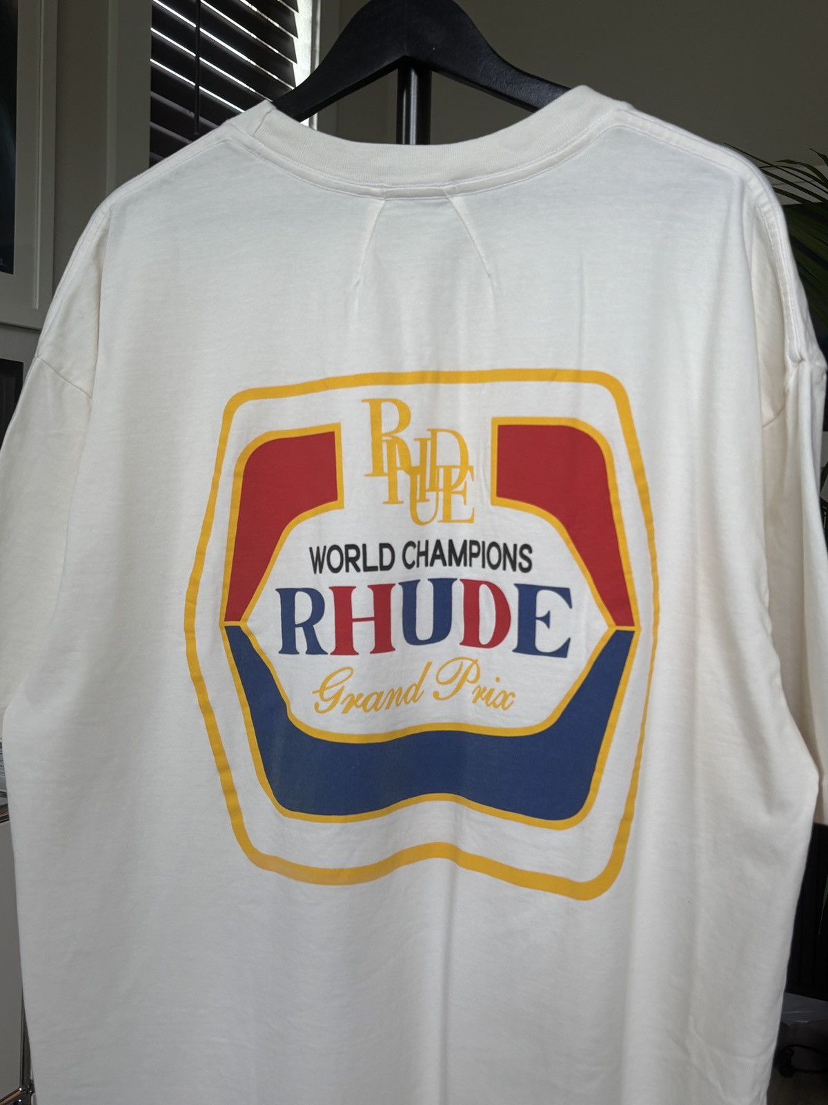 Rhude RHUDE WORLDWIDE LOGO TEE Size US XL / EU 56 / 4 - 6 Thumbnail