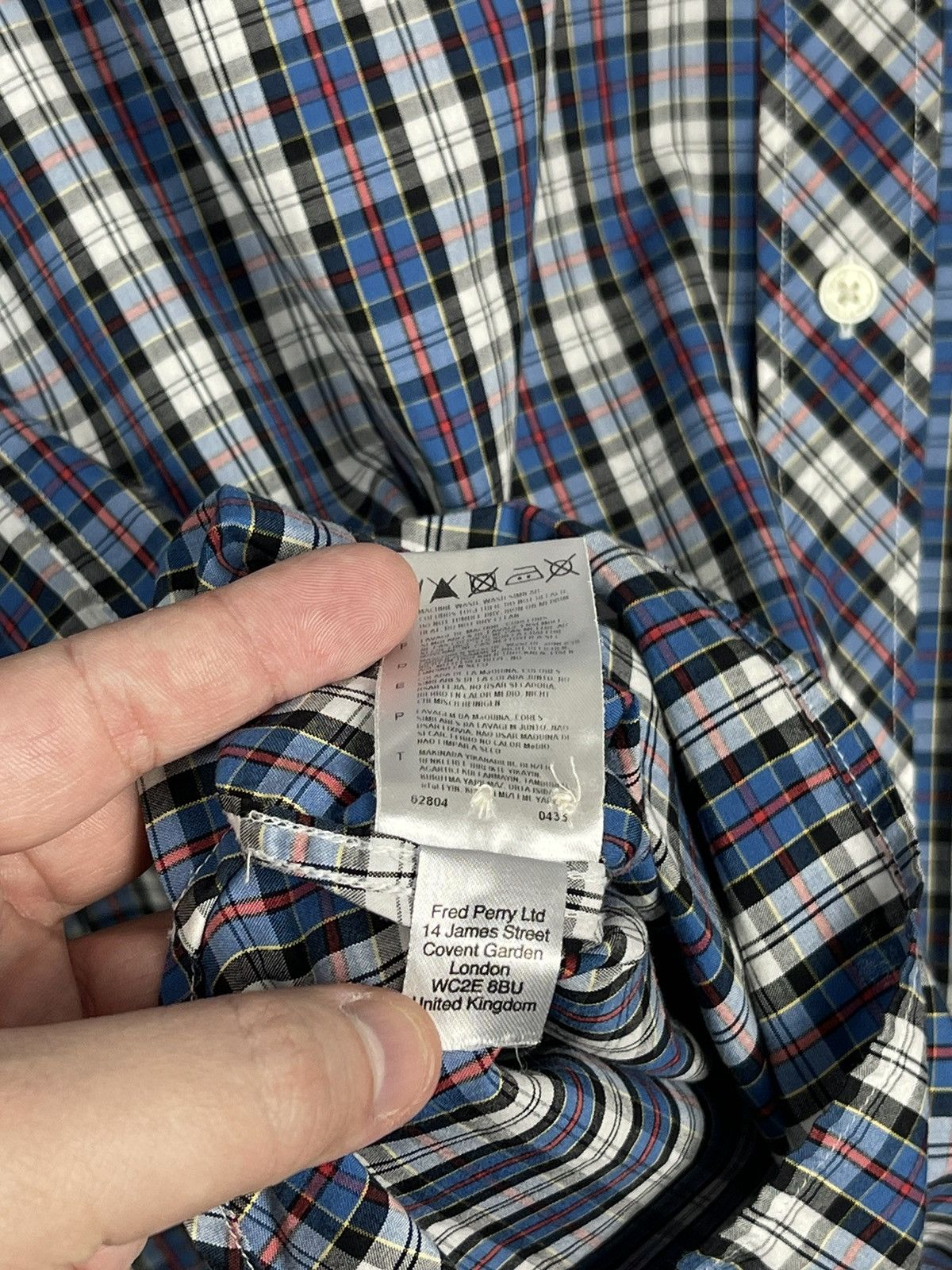 Fred Perry Fred Perry Checked Shirt Button Up Men’s Size L Size US L / EU 52-54 / 3 - 8 Thumbnail
