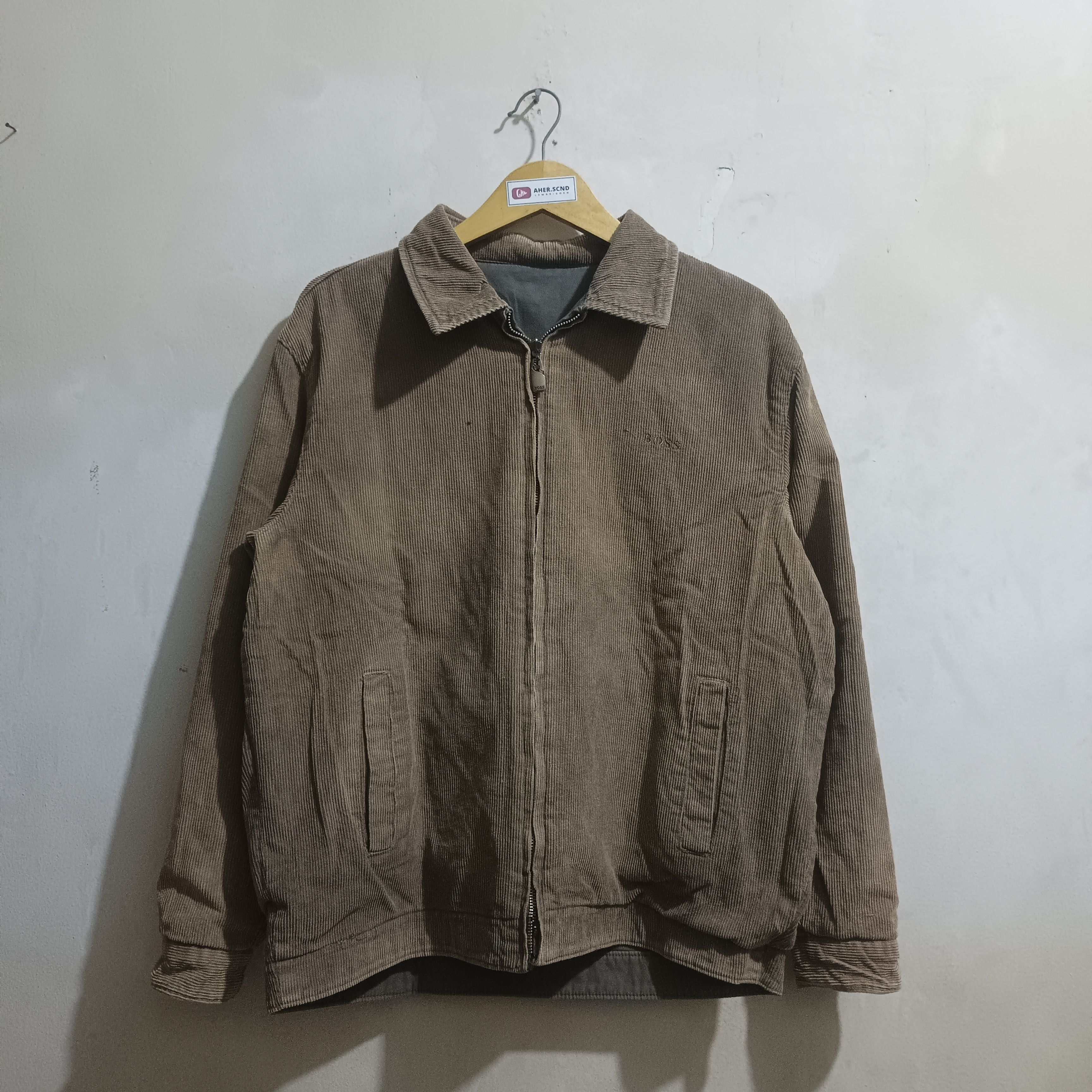 Hugo Boss Boss Reversible Corduroy Detroit Work Jacket Size US XXL / EU 58 / 5 - 7 Thumbnail