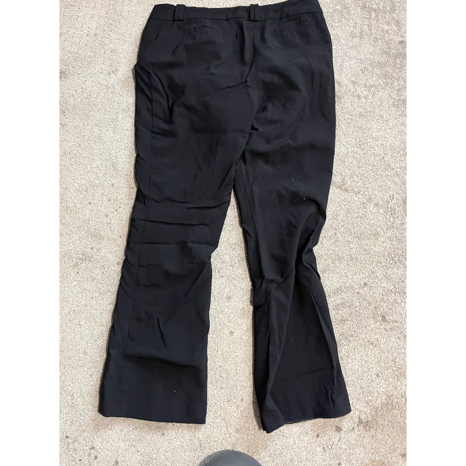 Banana Republic Banana Republic Womens Pants Black Mid Rise Ryan Fit Straight Stretch 14 Pants Regular 14 Black Size 36" / US 14 / IT 50 - 3 Thumbnail