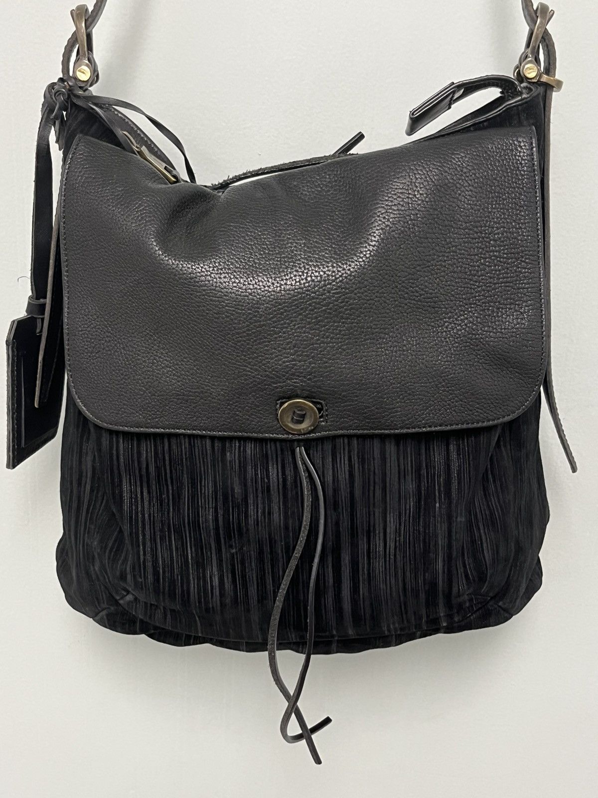 John Varvatos Leather Crossbody Bag. Size ONE SIZE - 6 Thumbnail