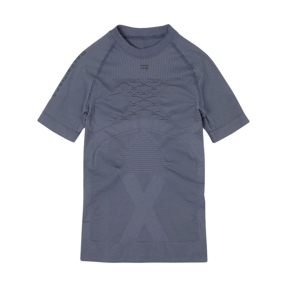 Balenciaga o1mt1gz0824 Sporty B Crewneck Short Sleeve Athletic Top Grey Size S / US 4 / IT 40 - 1 Thumbnail