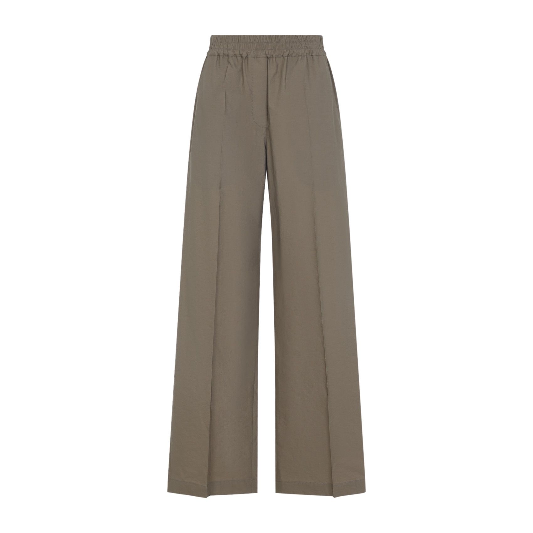 Brunello Cucinelli Brunello Cucinelli Wide Leg Cotton Pants Size 28" / US 6 / IT 42 - 1 Thumbnail