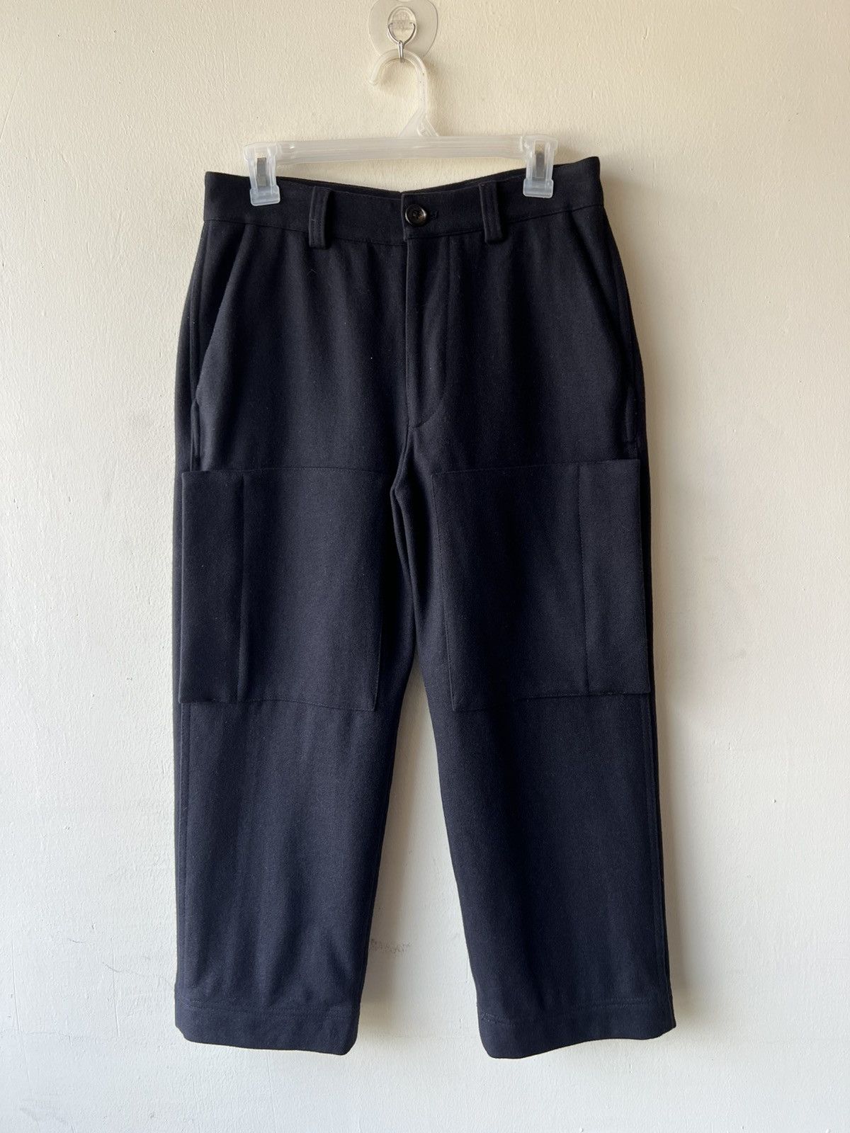Kris Van Assche Kris Van Assche Gabardine Wool Cashmere Cargo Cropped Pant Size US 29 - 2 Thumbnail