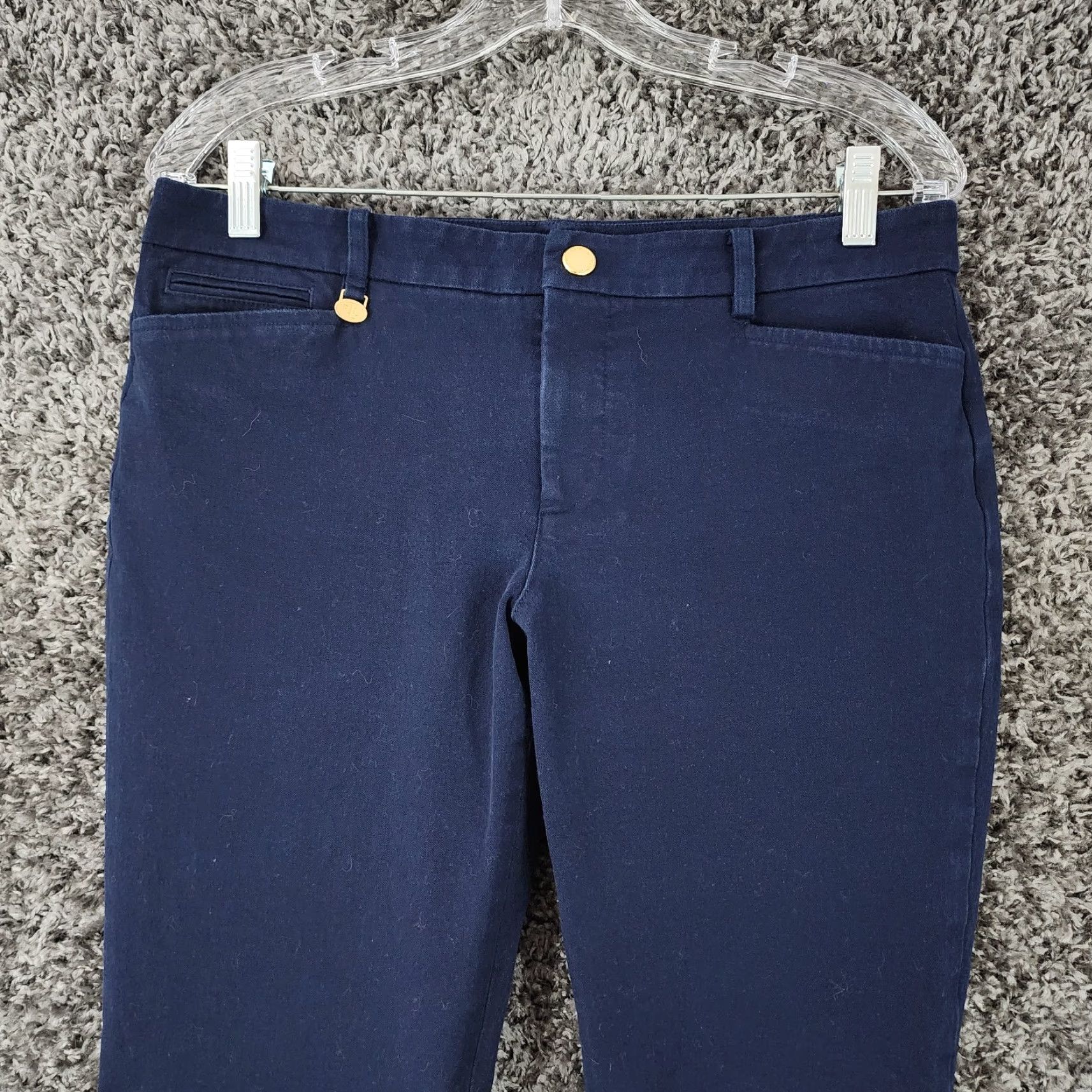 Ralph Lauren VINTAGE? No. Actually: Lauren Ralph Lauren Womens Pants Chino Dress 8 Blue 32x28.5 Womens Size 30" / US 8 / IT 44 - 2 Thumbnail
