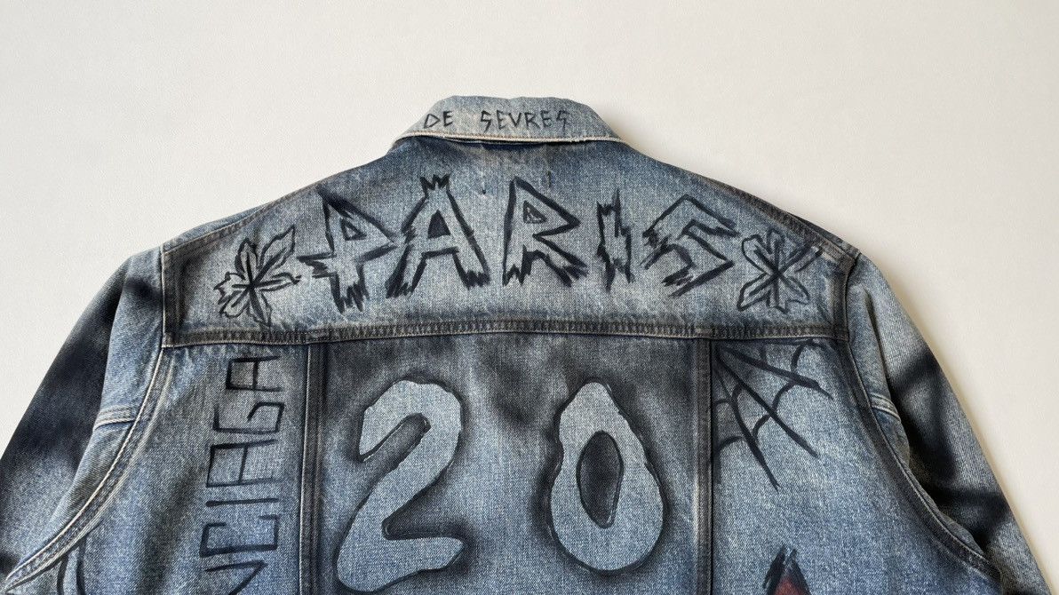 Balenciaga 2018 ‘Grafitti’ Denim Jacket Size US M / EU 48-50 / 2 - 19 Thumbnail