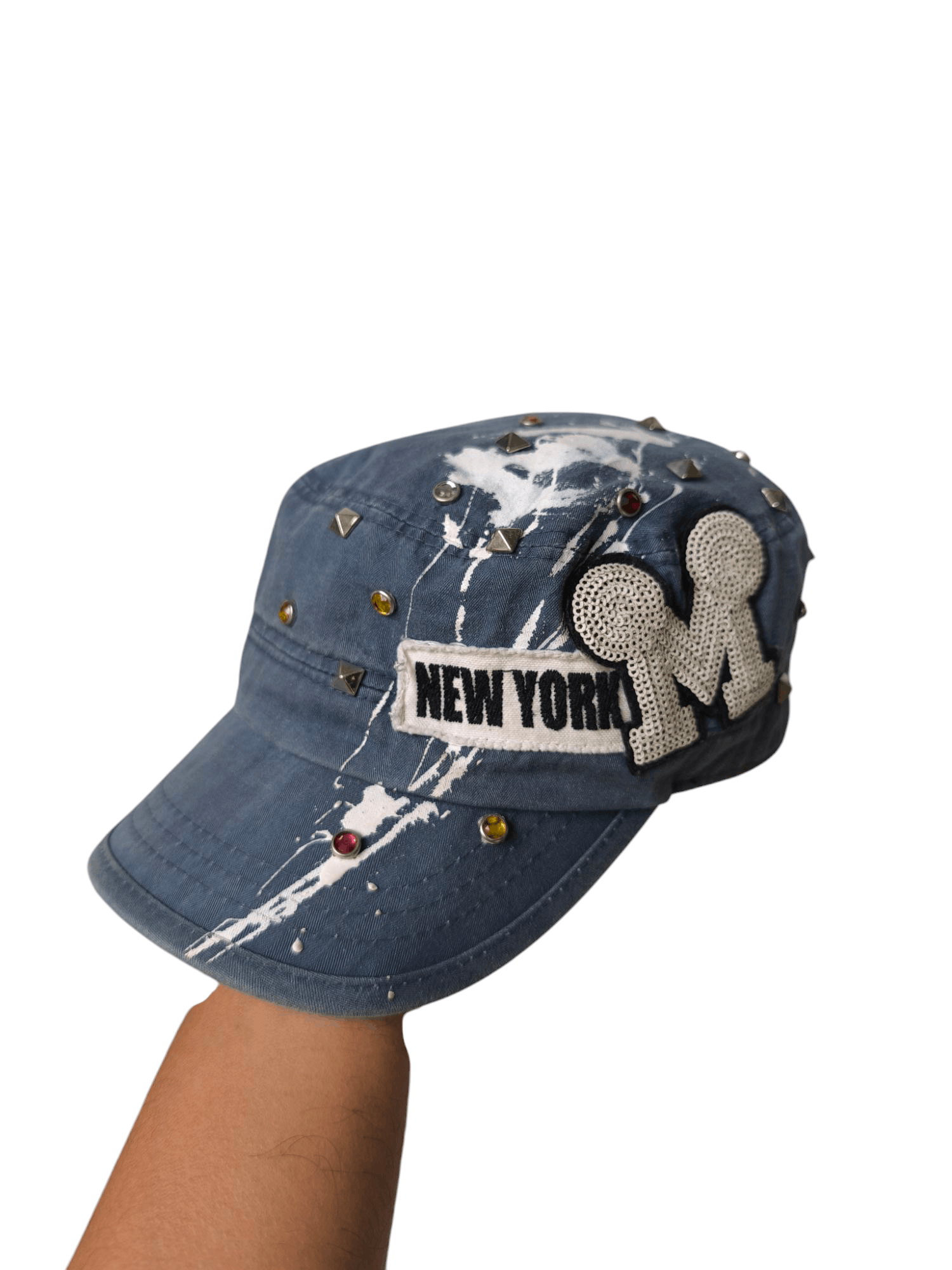 Y2k Studed Patrol cap