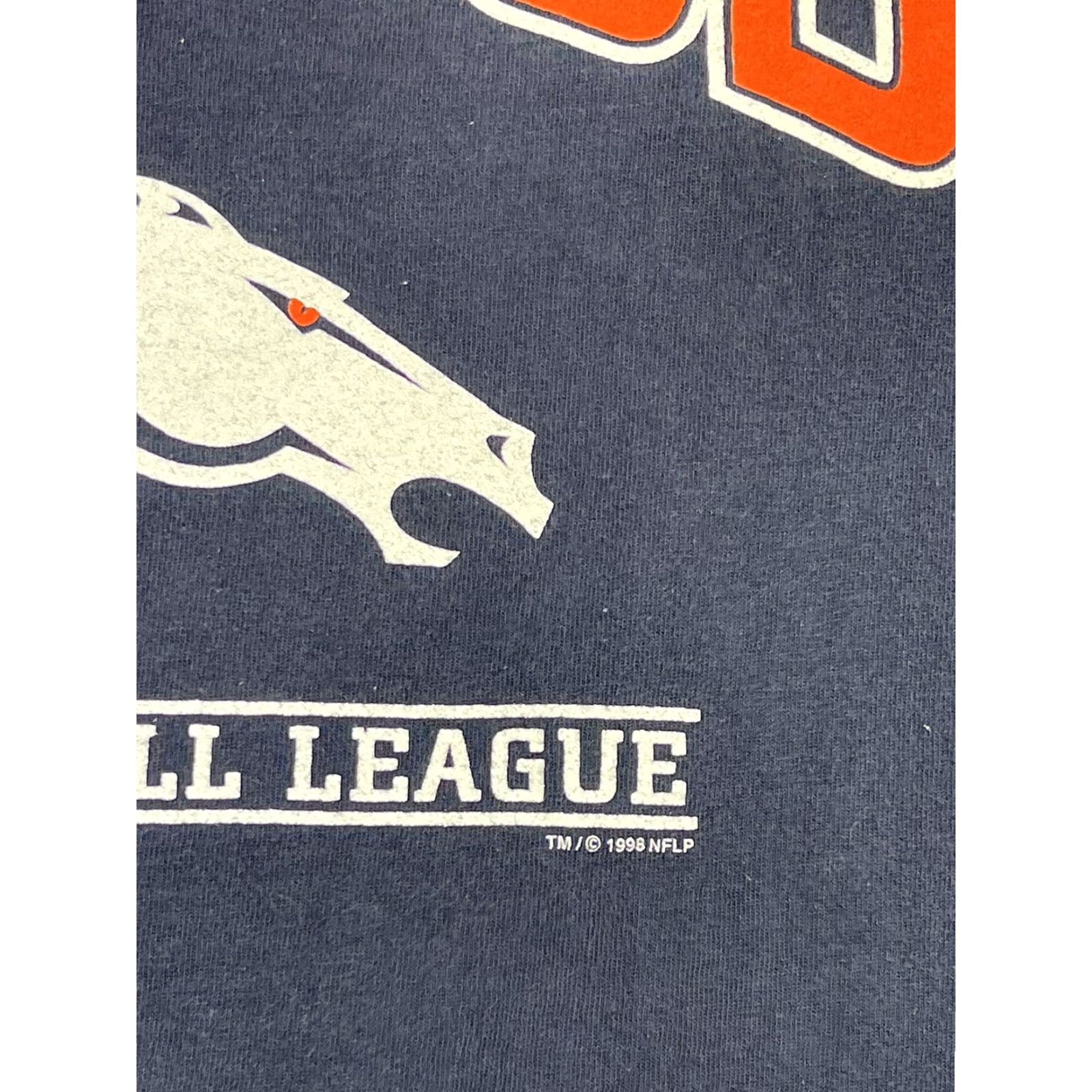 Lee VINTAGE Lee Denver Broncos NFL T-Shirt XL Blue 90s Super Bowl Champions Graphic Tee Mens Size US XL / EU 56 / 4 - 3 Thumbnail